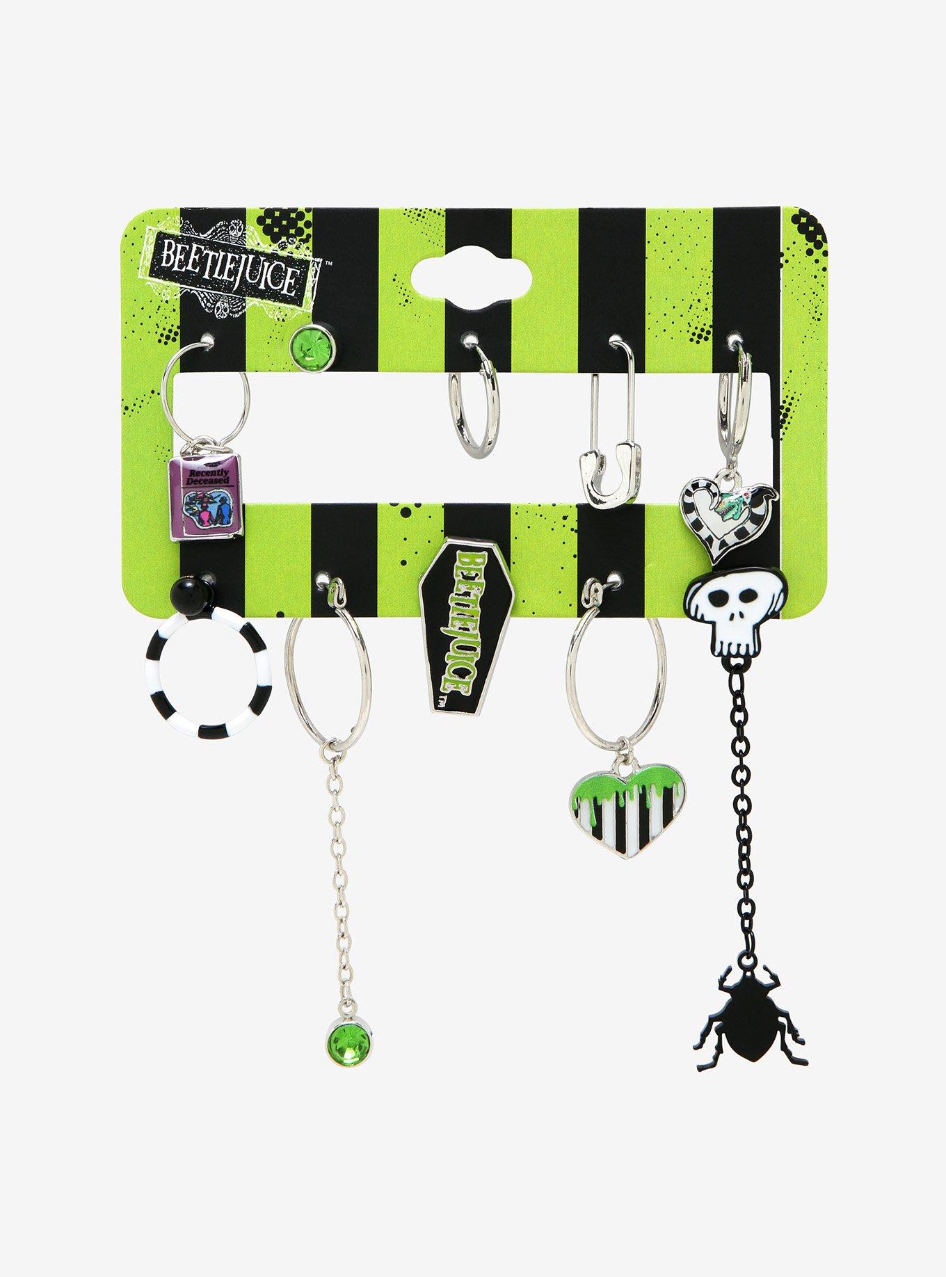 Beetlejuice Icon Mismatch Earring Set, , alternate