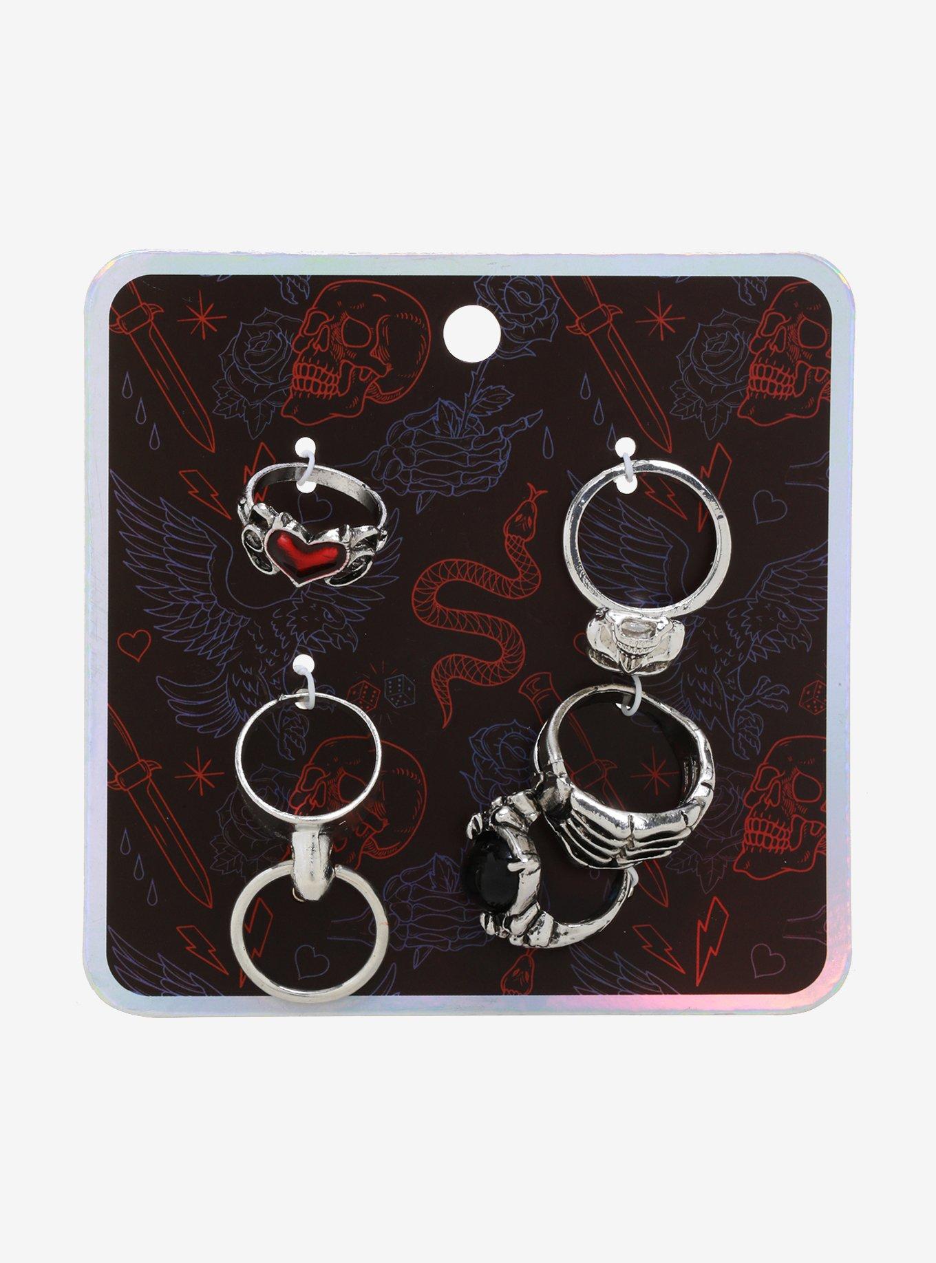 Gothic Ring Set, , alternate