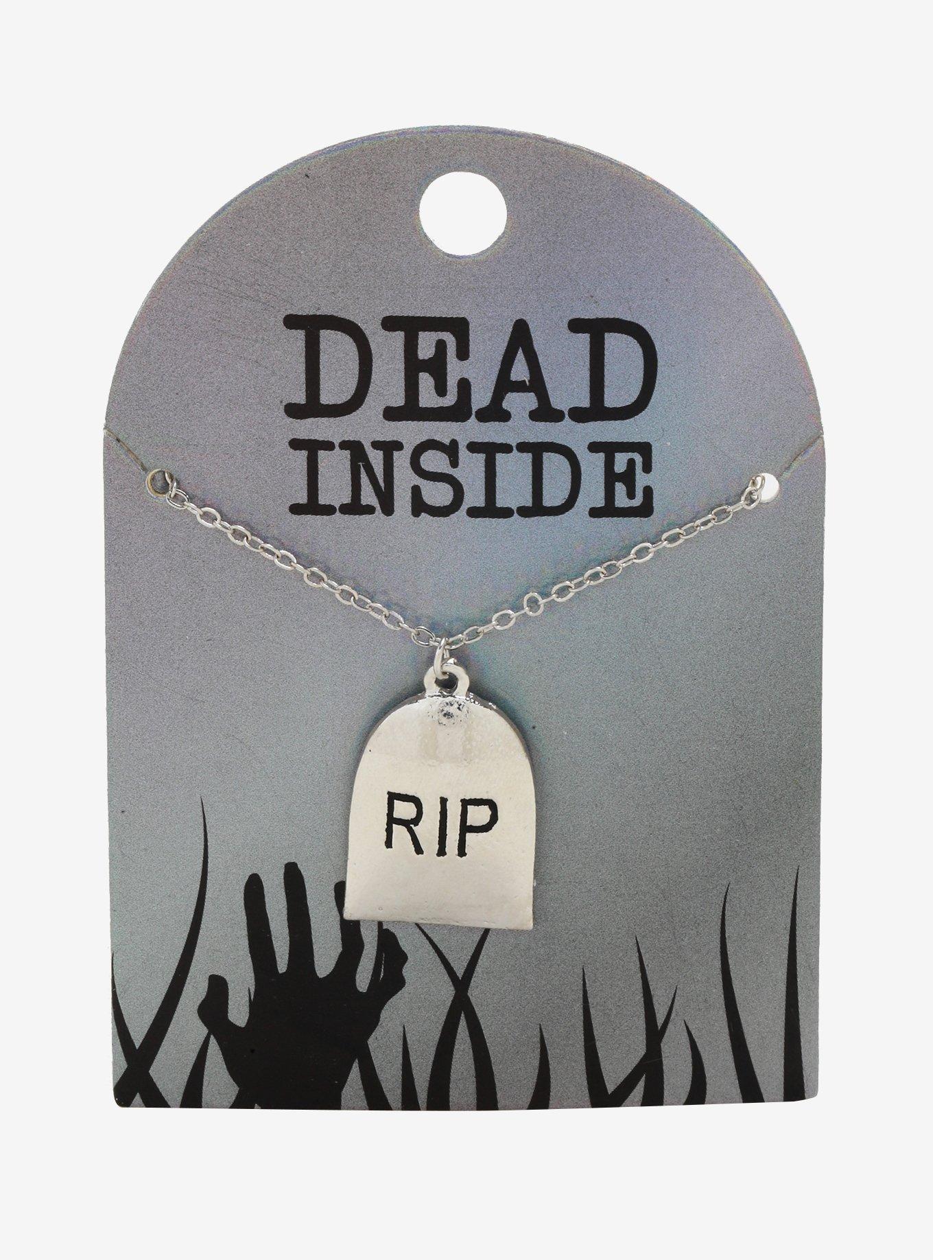 RIP Pendant Necklace, , alternate