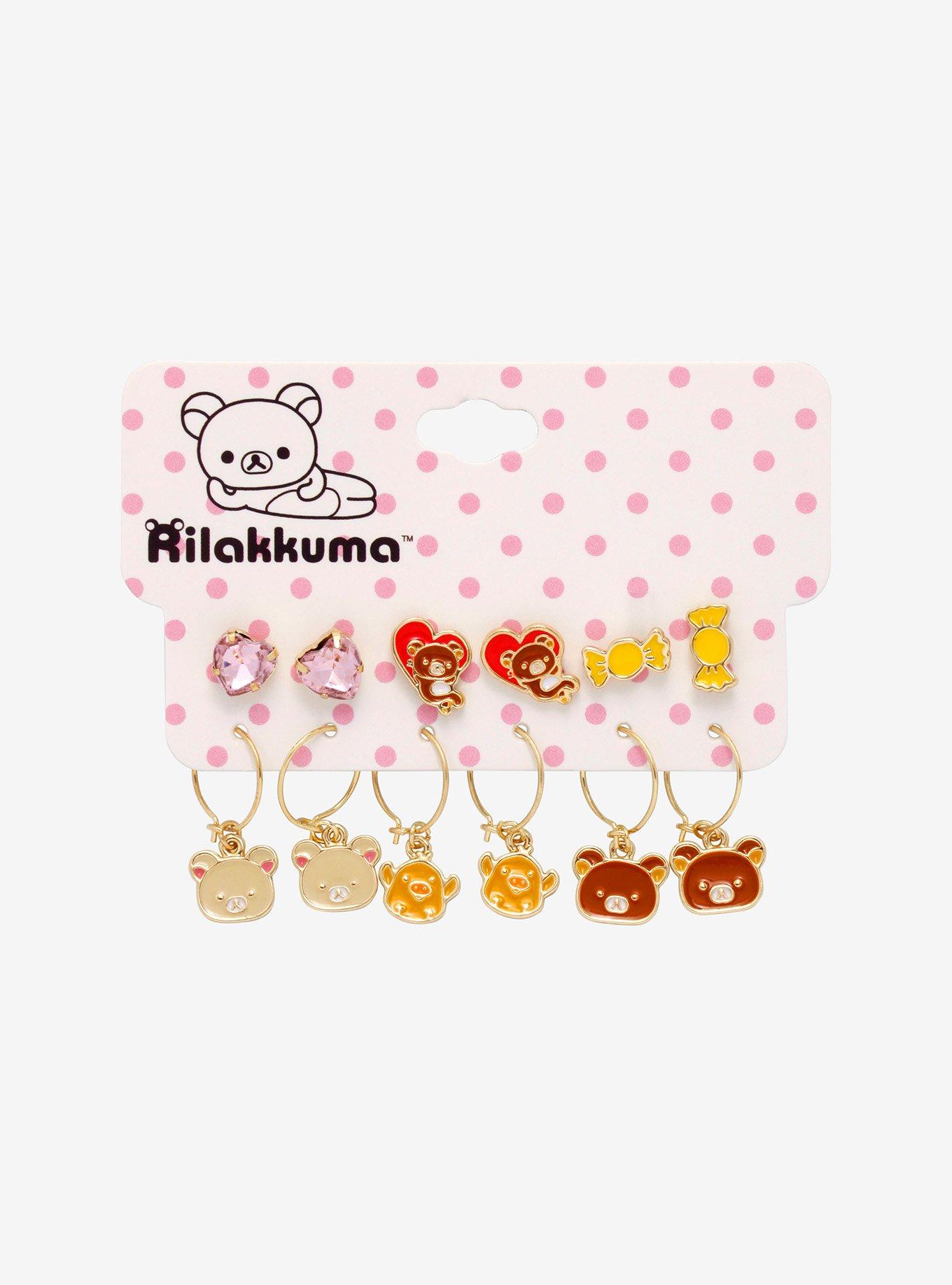 Rilakkuma Charm Earring Set, , alternate