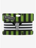 Beetlejuice Stripe Faux Leather Cuff Bracelet, , alternate