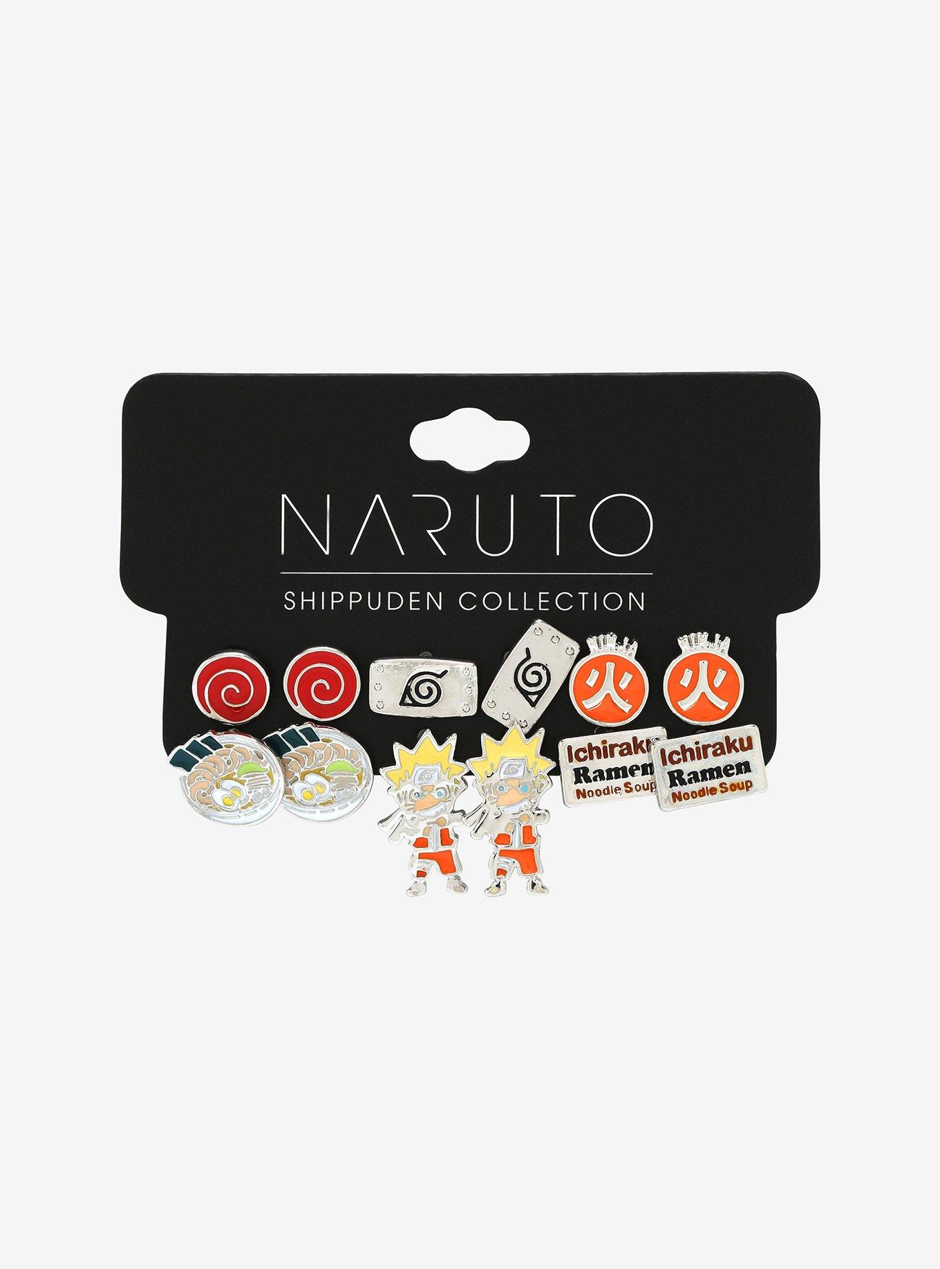 Naruto Shippuden Ramen Chibi Earring Set, , alternate