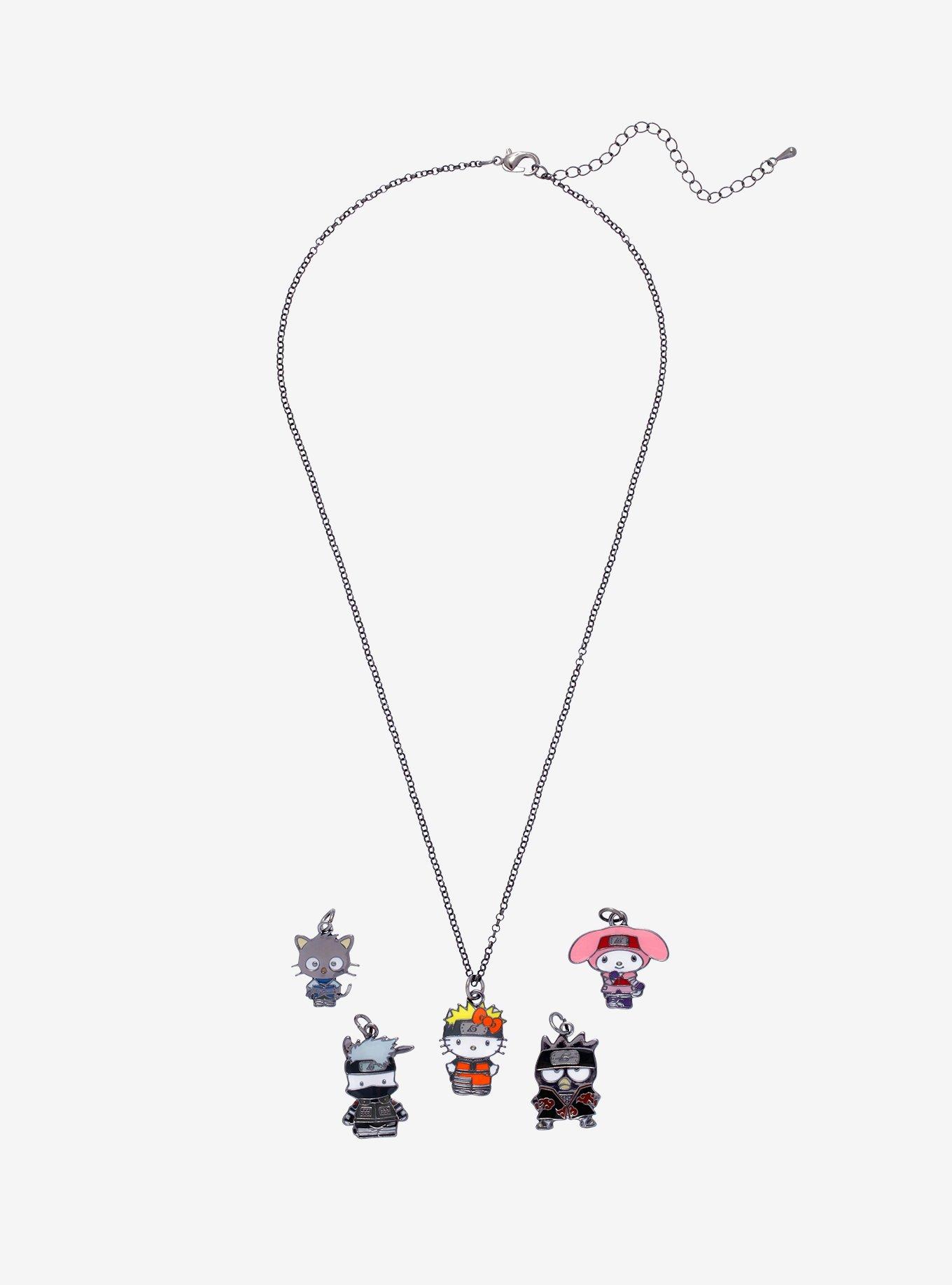 Naruto Shippuden X Hello Kitty And Friends Interchangeable Charm Necklace, , alternate