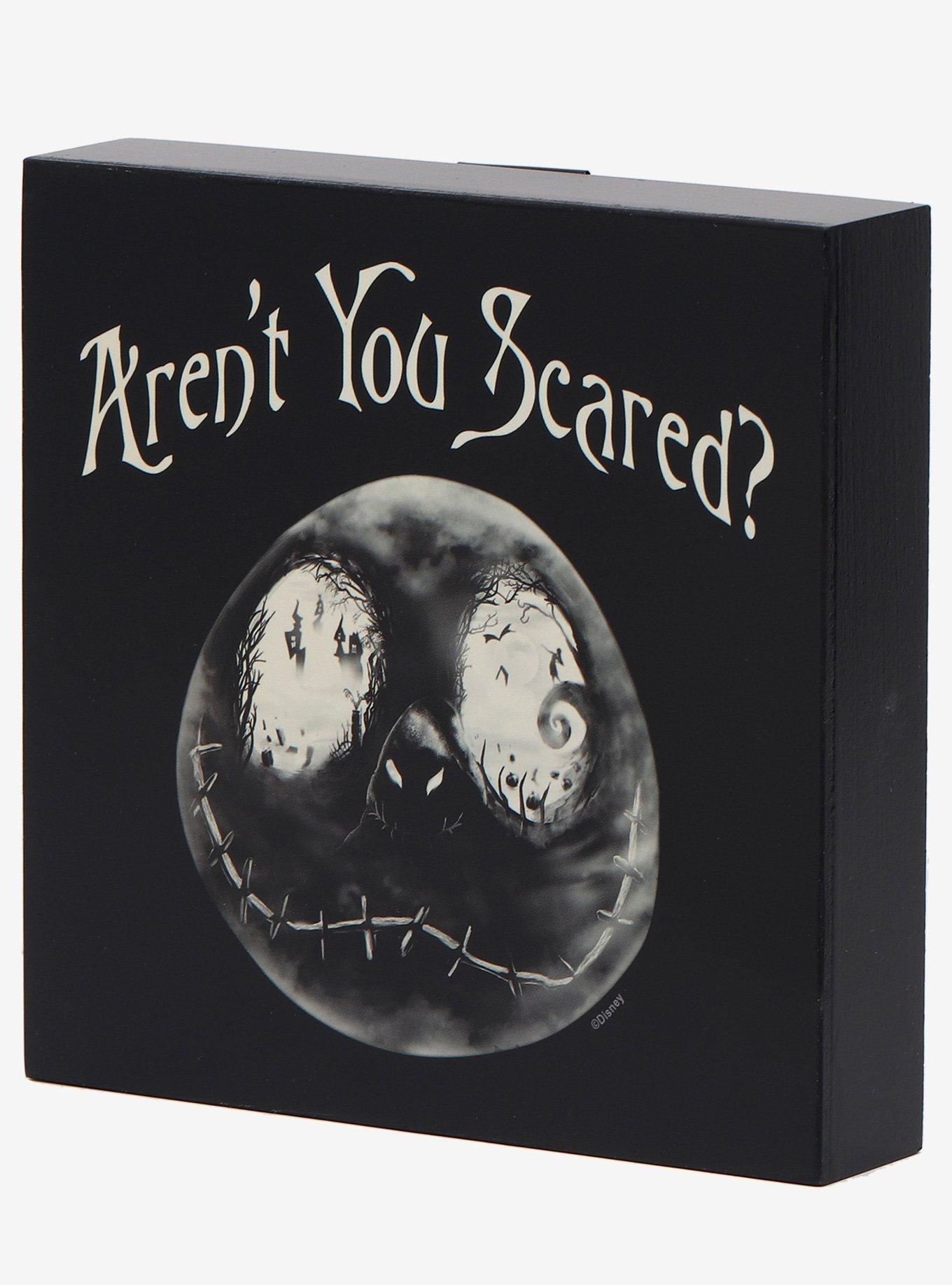 The Nightmare Before Christmas Aren't You Scared Wood Wall Art, , alternate