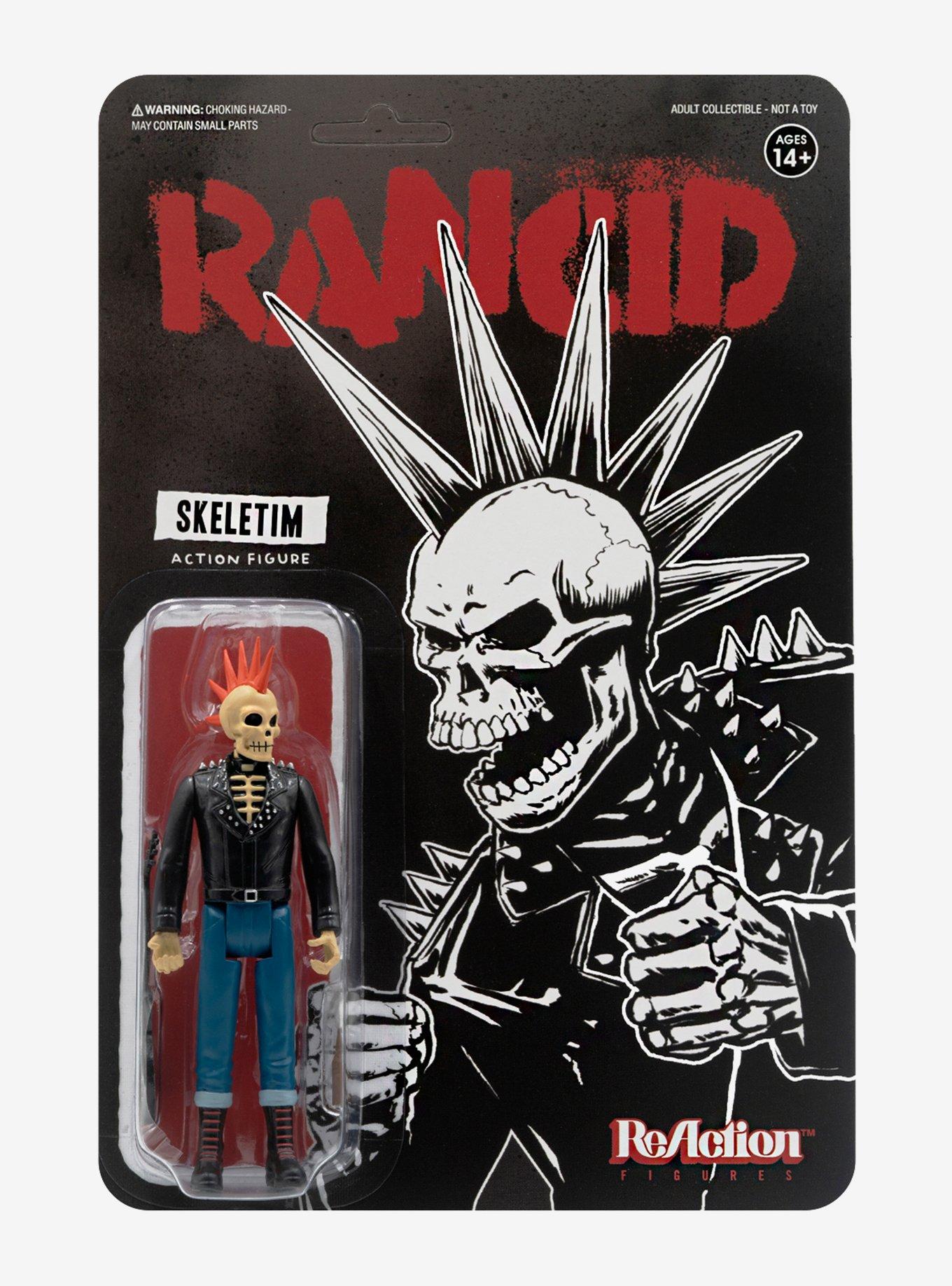 Super7 ReAction Rancid Skeletim Collectible Action Figure, , alternate