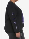 The Nightmare Before Christmas Something's Up With Jack Girls Sweatshirt Plus Size, BLACK, alternate