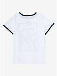 The Nightmare Before Christmas Now & Forever Girls Ringer T-Shirt Plus Size, WHITE, alternate