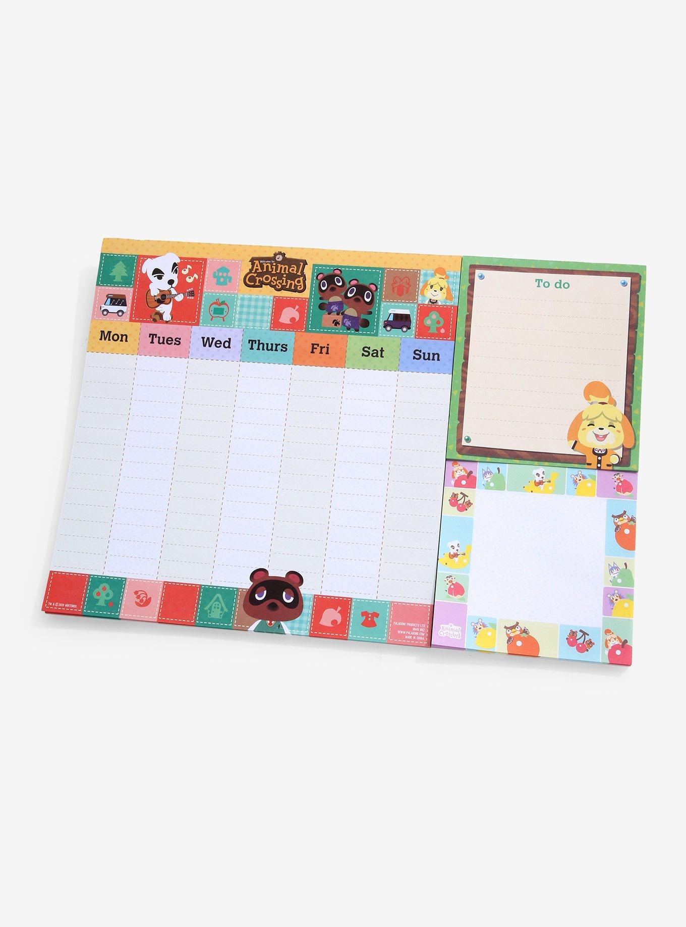 Nintendo Animal Crossing Weekly Desk Planner, , alternate