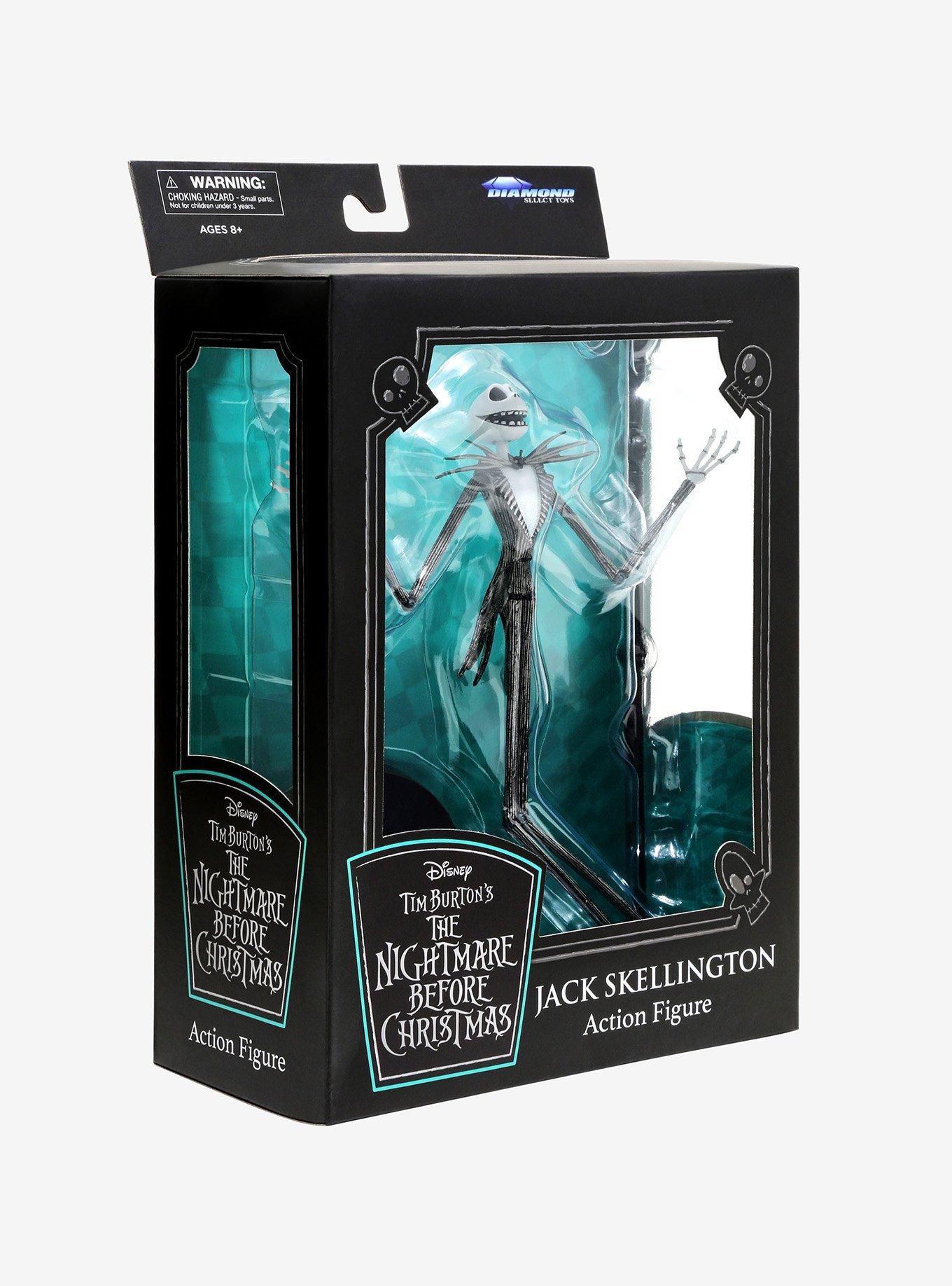 Diamond Select Toys The Nightmare Before Christmas Jack Skellington Collectible Action Figure, , alternate