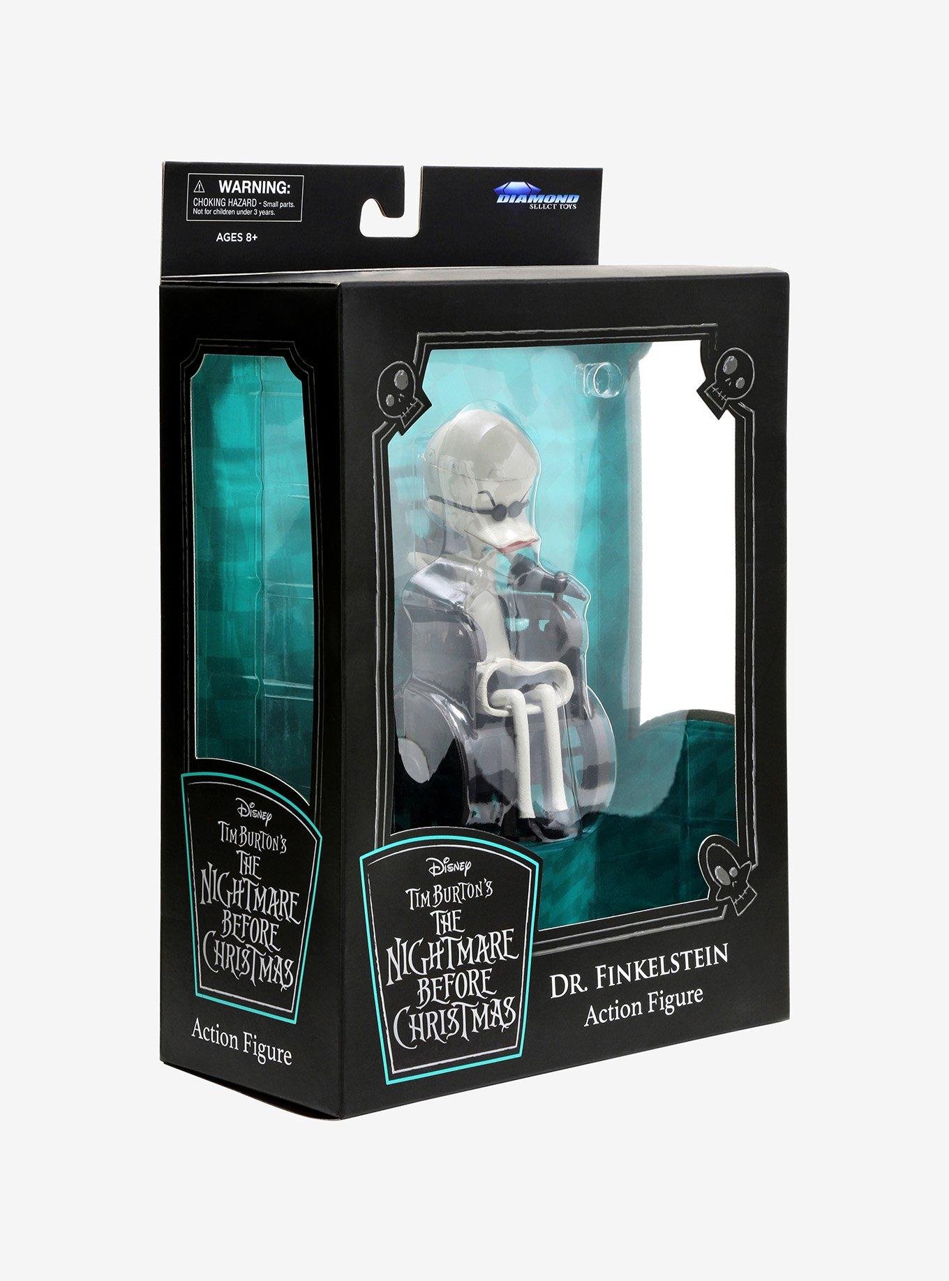 Diamond Select Toys The Nightmare Before Christmas Dr. Finkelstein Collectible Action Figure, , alternate