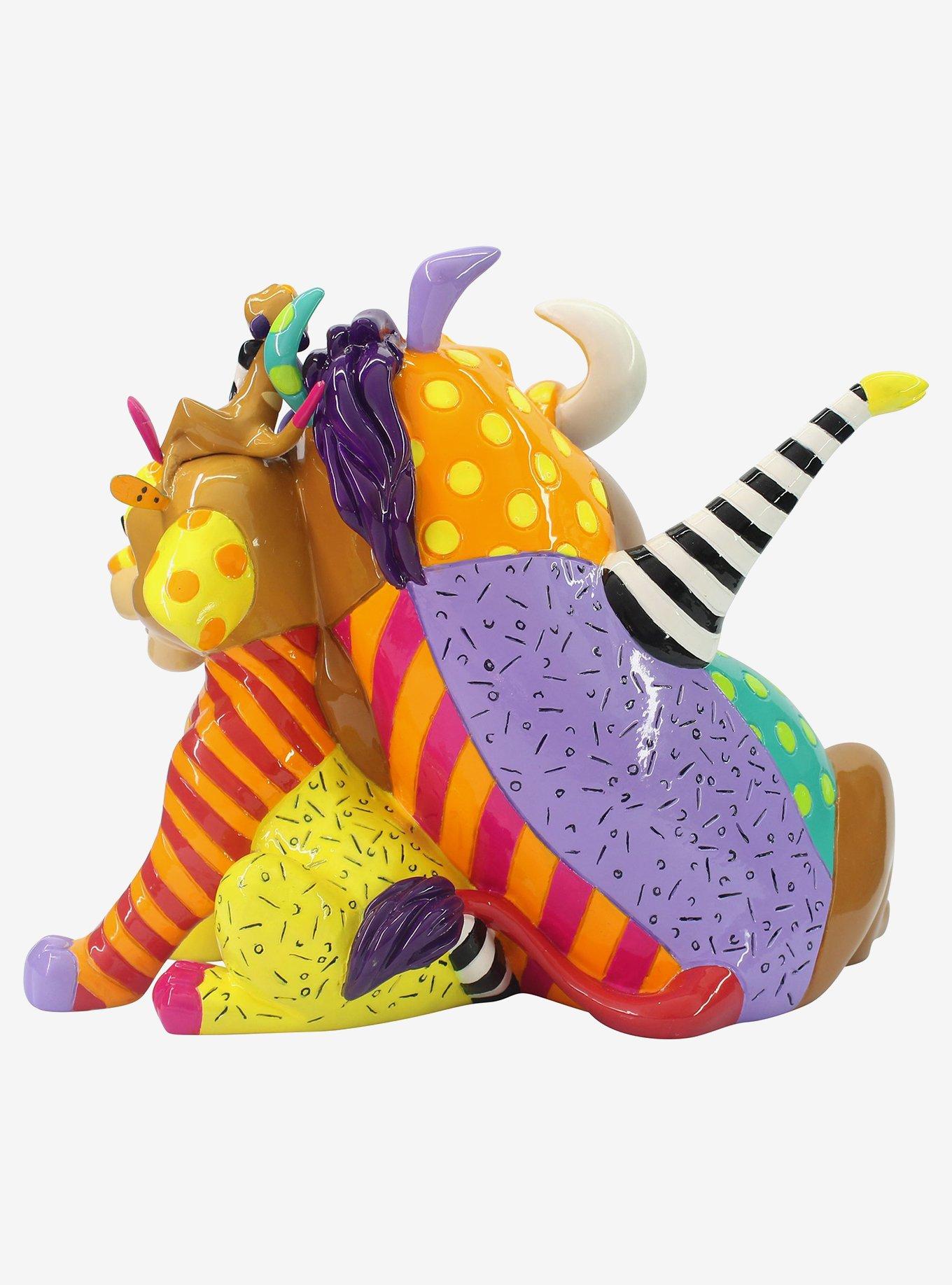 Disney The Lion King Simba, Timon & Pumba Romero Britto Figurine, , alternate