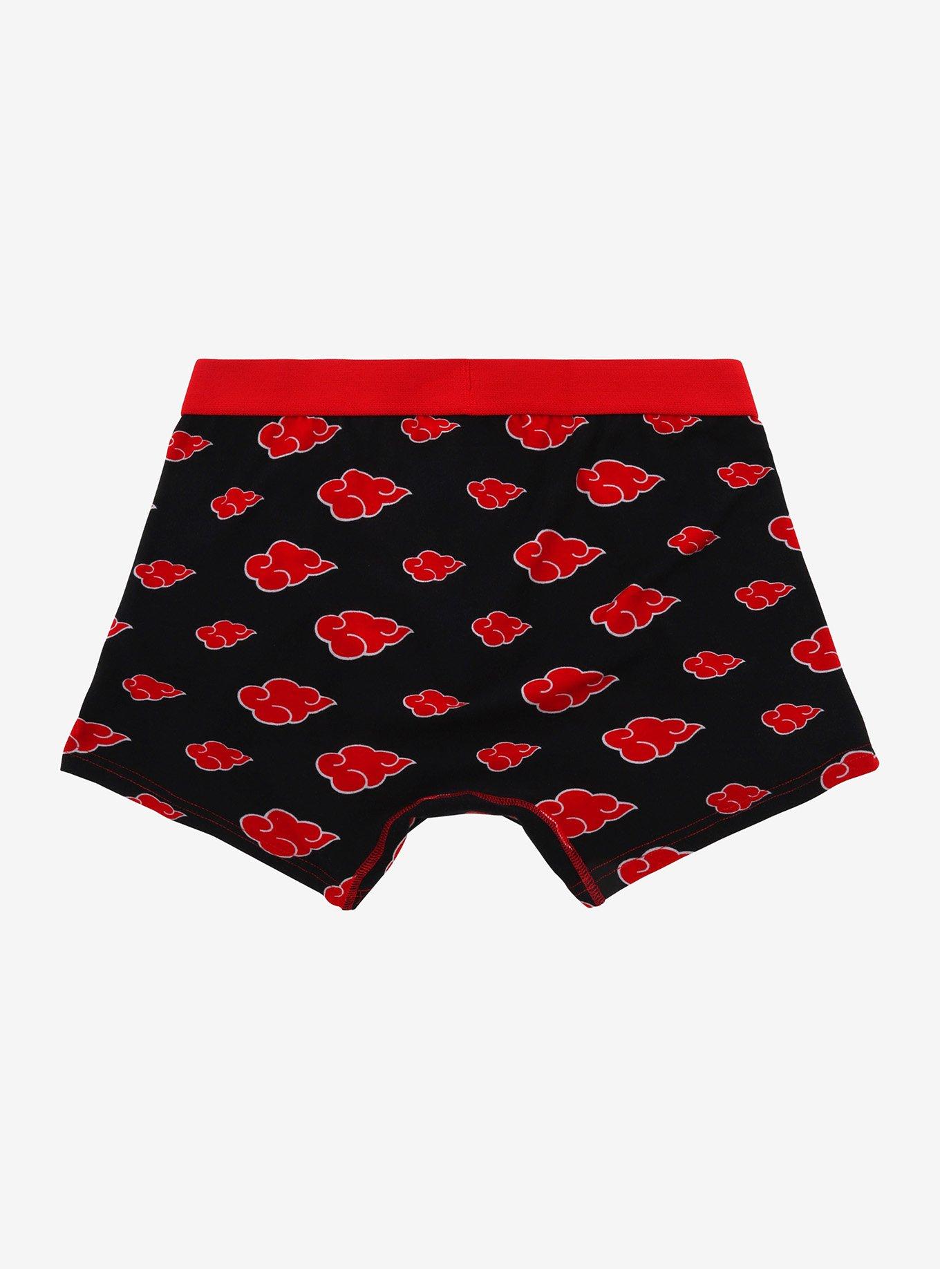 Rue21 Red Naruto Cloud Print Boxer Briefs