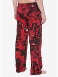 Junji Ito Panel Red Pajama Pants, RED, alternate