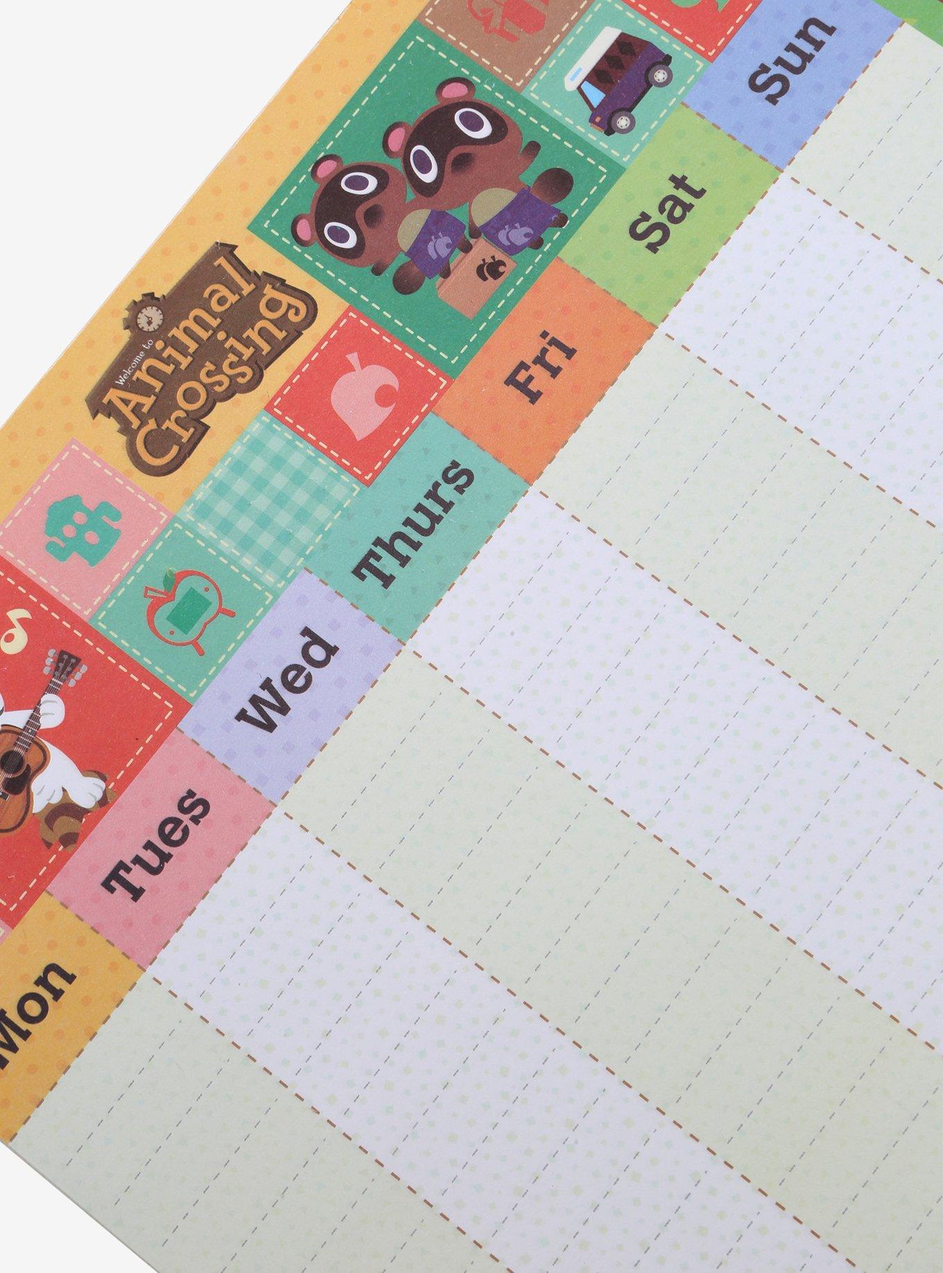 Animal Crossing: New Horizons Note Pad Desk Planner, , alternate