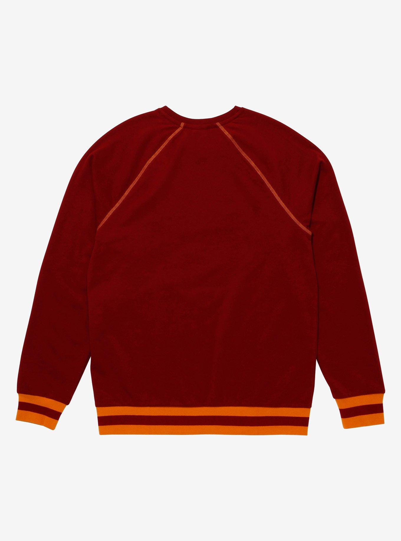 Harry Potter Gryffindor Collegiate Crewneck - BoxLunch Exclusive, CARDINAL, alternate