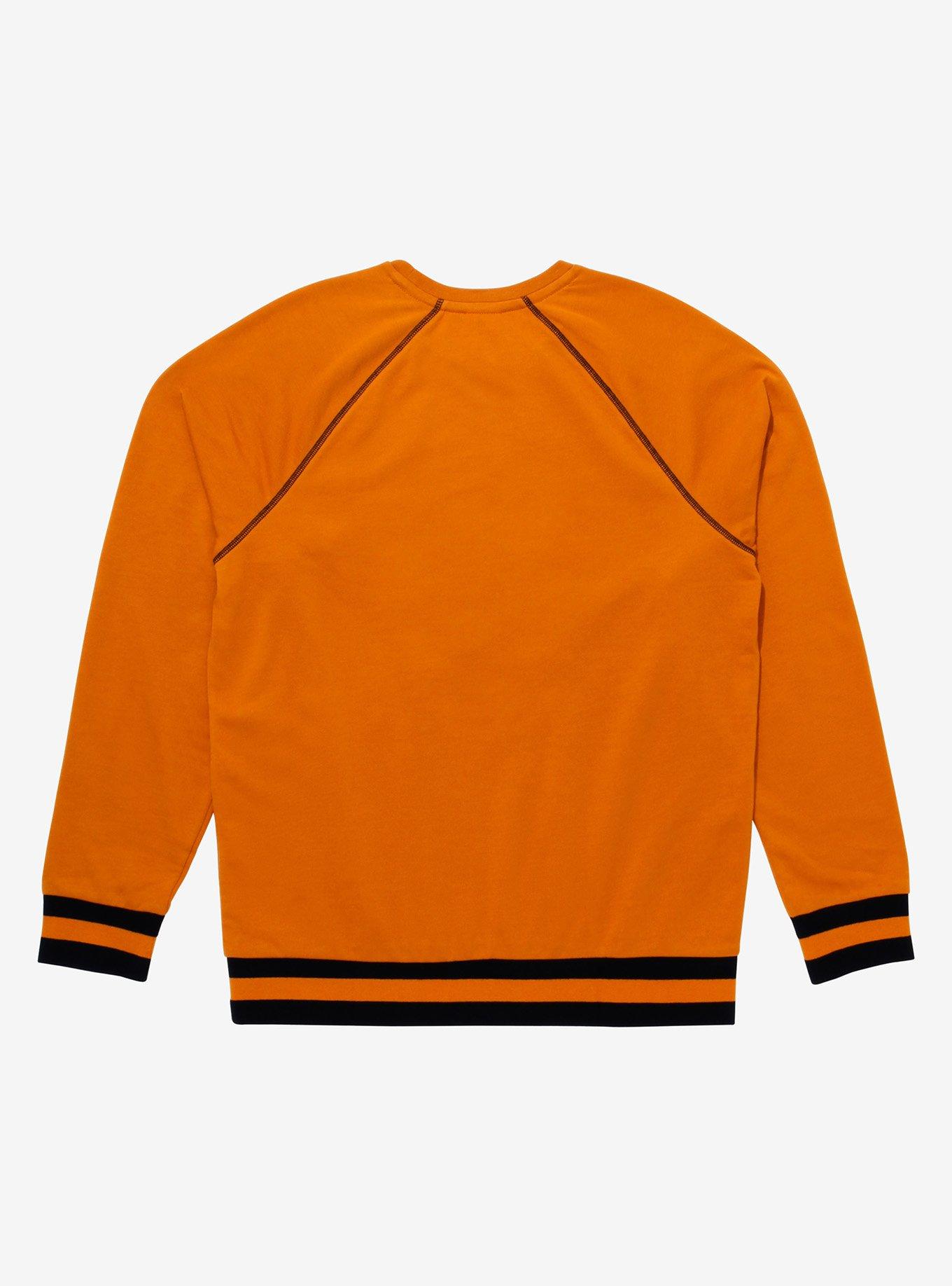 Harry Potter Hufflepuff Collegiate Crewneck - BoxLunch Exclusive, YELLOW, alternate