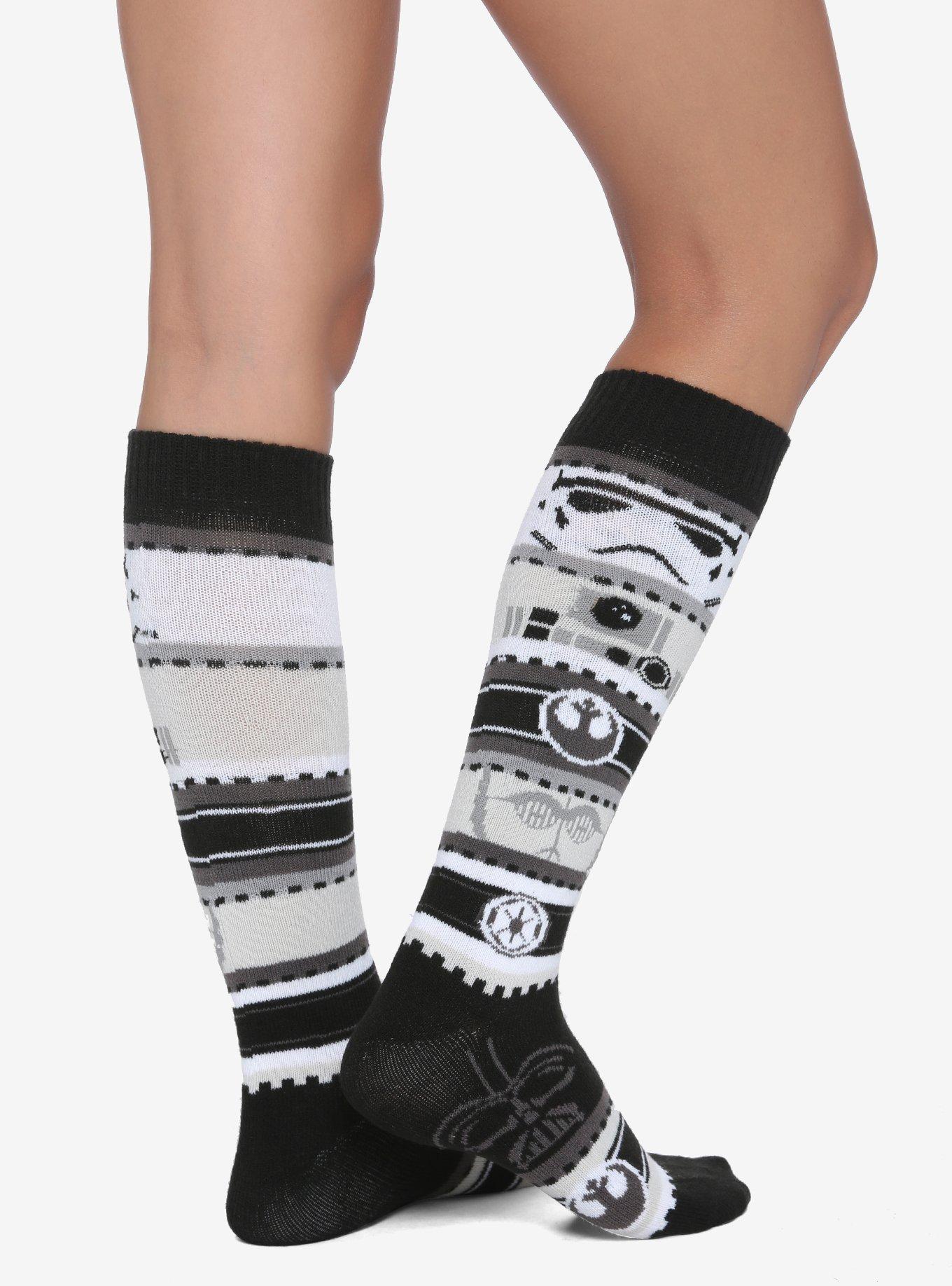 Star Wars Droid & Stormtrooper Knee-High Socks, , alternate