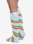 SpongeBob SquarePants Love Rainbow Knee-High Socks, , alternate