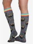Disney Minnie Mouse Rainbow Knee-High Socks, , alternate