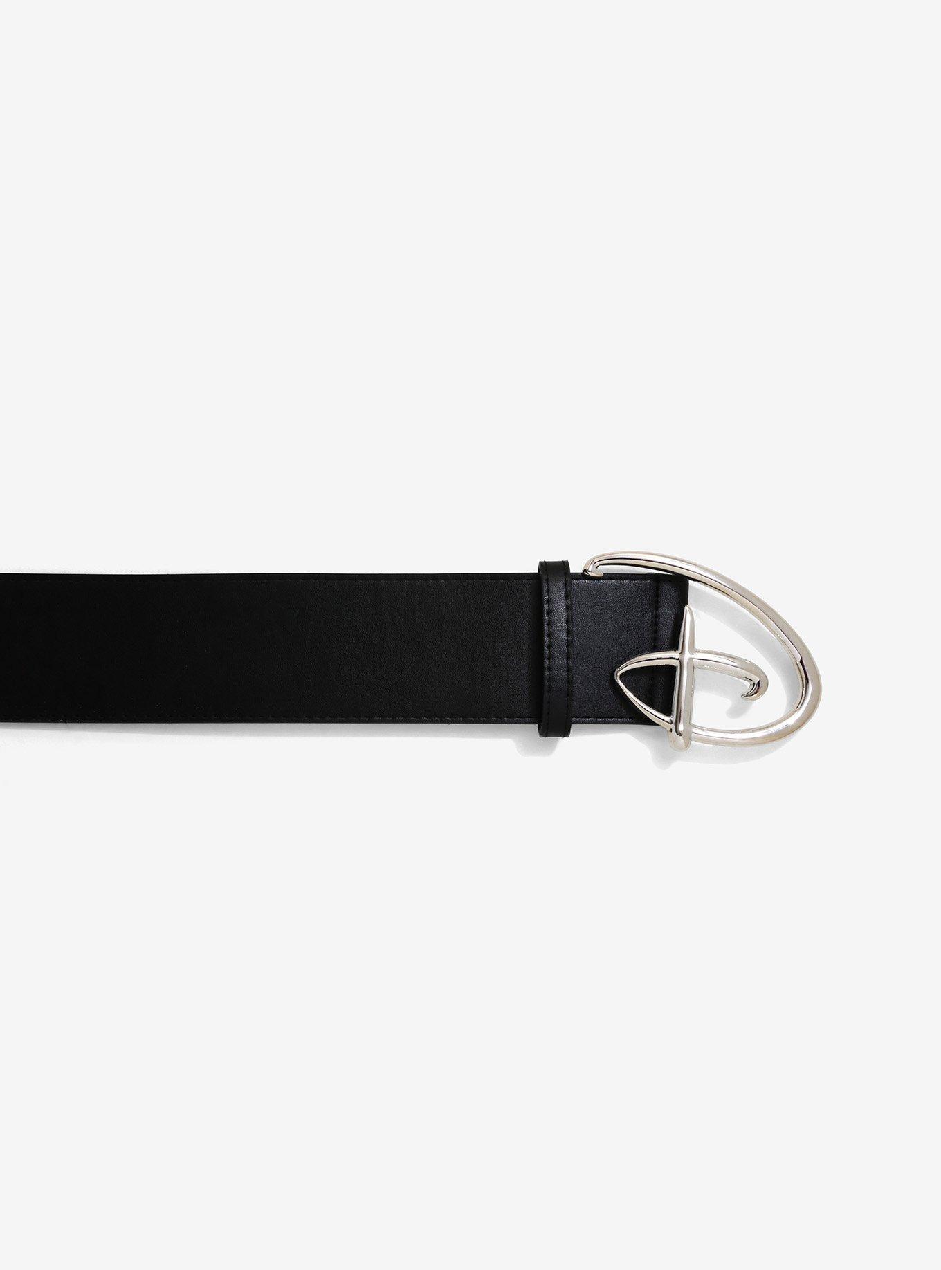 Buckle-Down Disney Silver Logo 2 3/4 Inch Belt, MULTI, alternate