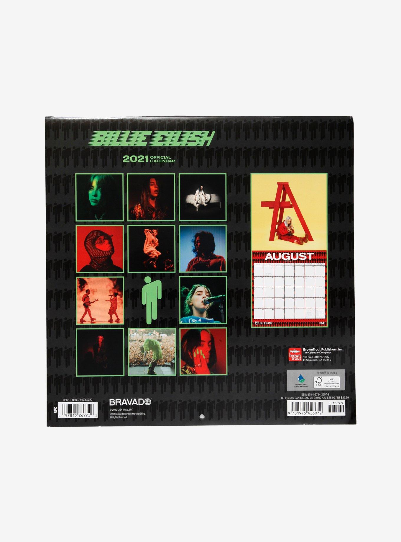 Billie Eilish 2021 Calendar, , alternate