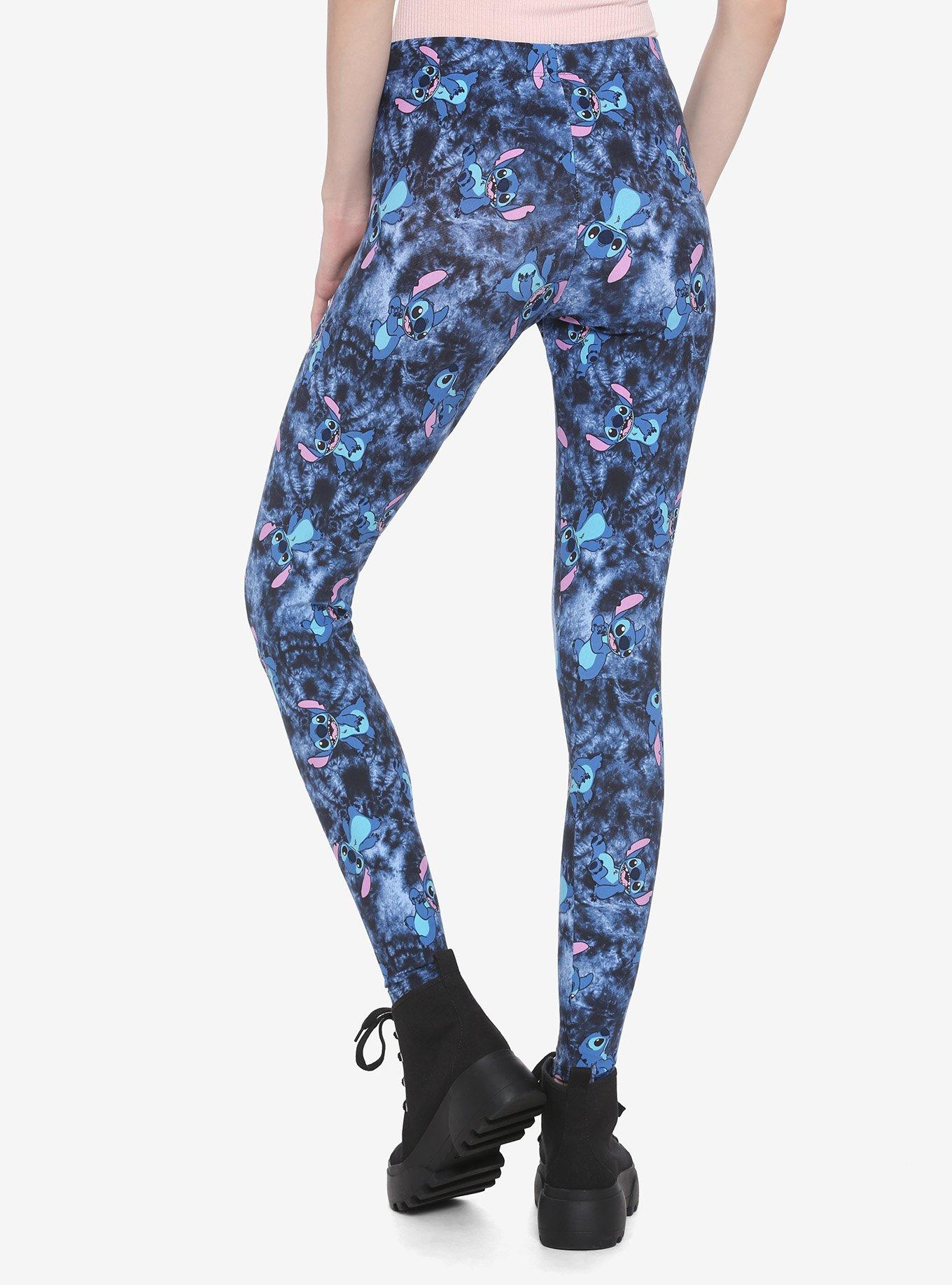 Disney Lilo & Stitch Tie-Dye Stitch Leggings, TIE DYE, alternate