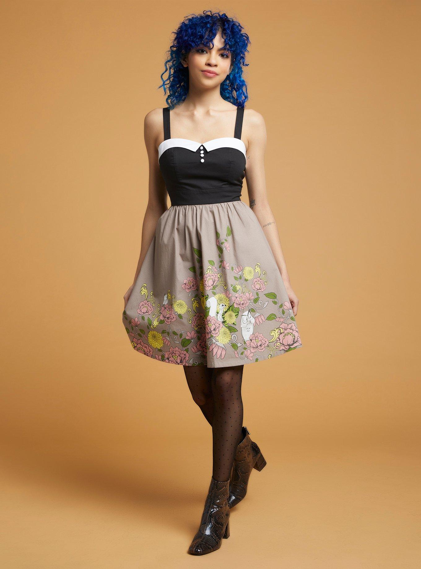 Her Universe Disney Sleeping Beauty Floral Retro Dress, MULTI, alternate