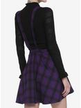 Black & Purple Plaid Skirtall, PLAID - PURPLE, alternate