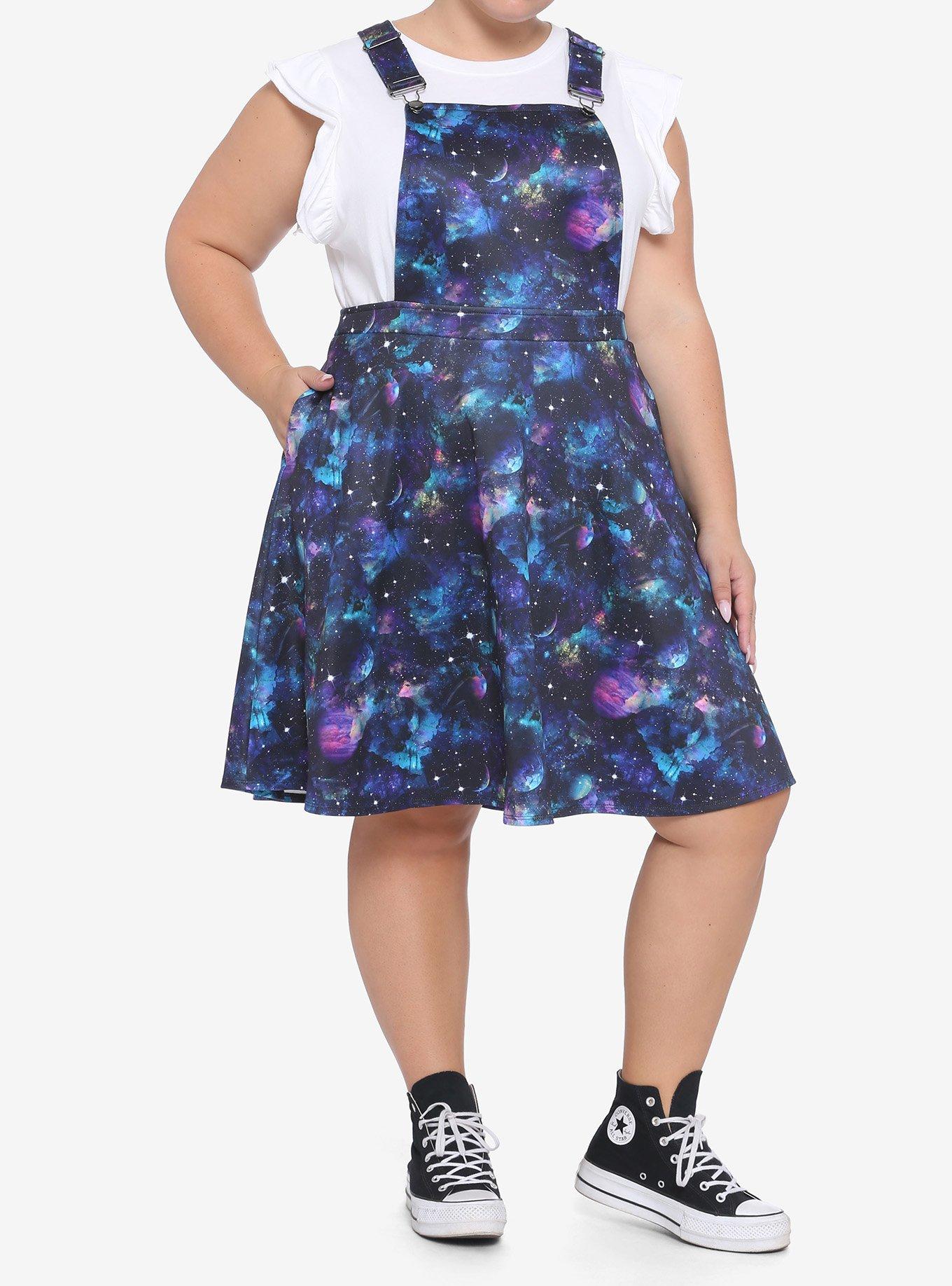 Galaxy Skirtall Plus Size, GALAXY, alternate