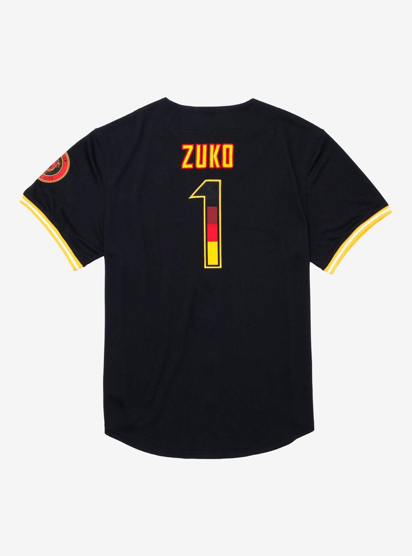 Avatar: The Last Airbender Fire Nation Baseball Jersey - BoxLunch Exclusive, BLACK, alternate