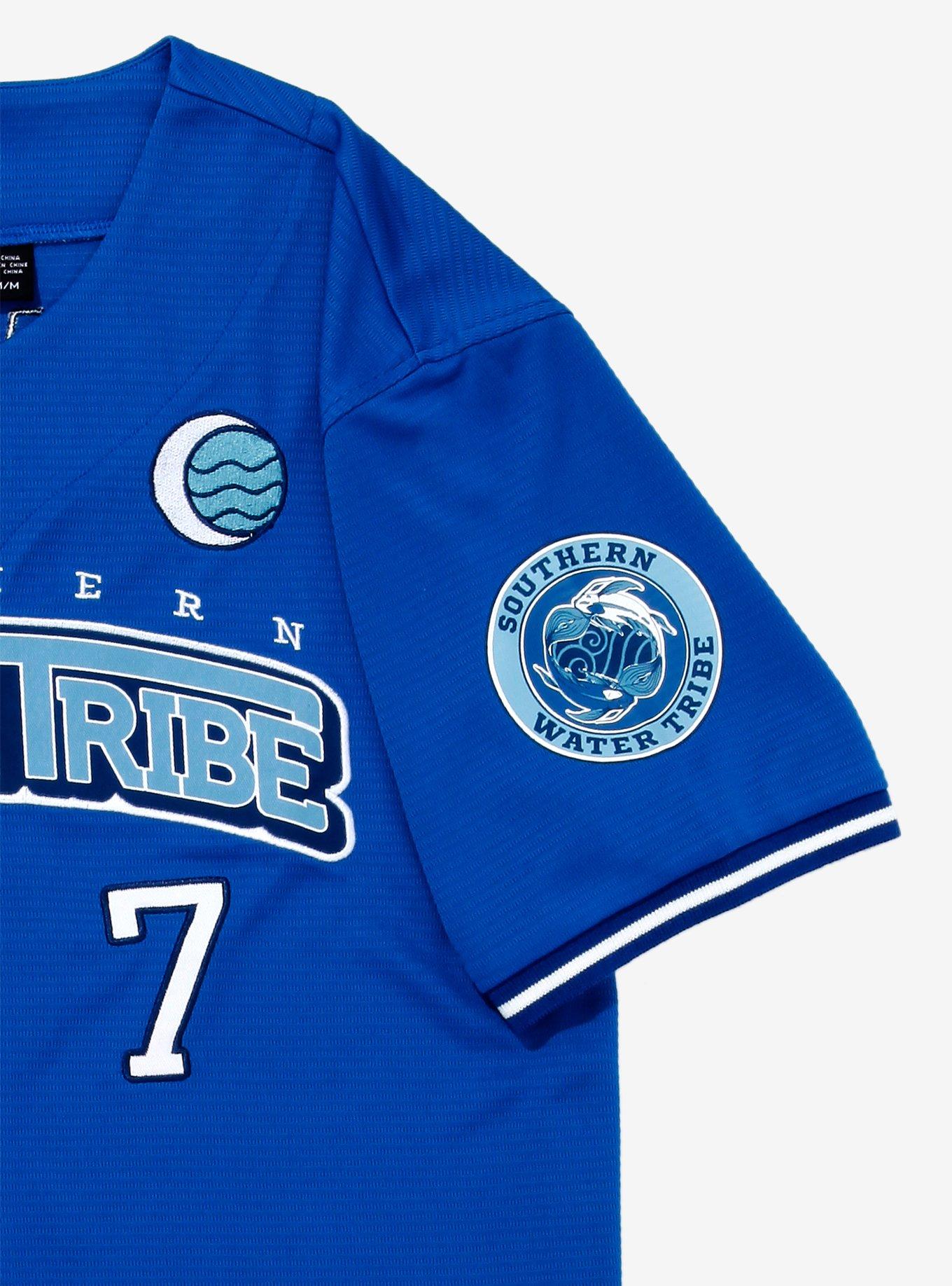 Avatar: The Last Airbender Southern Water Tribe Baseball Jersey - BoxLunch Exclusive, BLUE, alternate