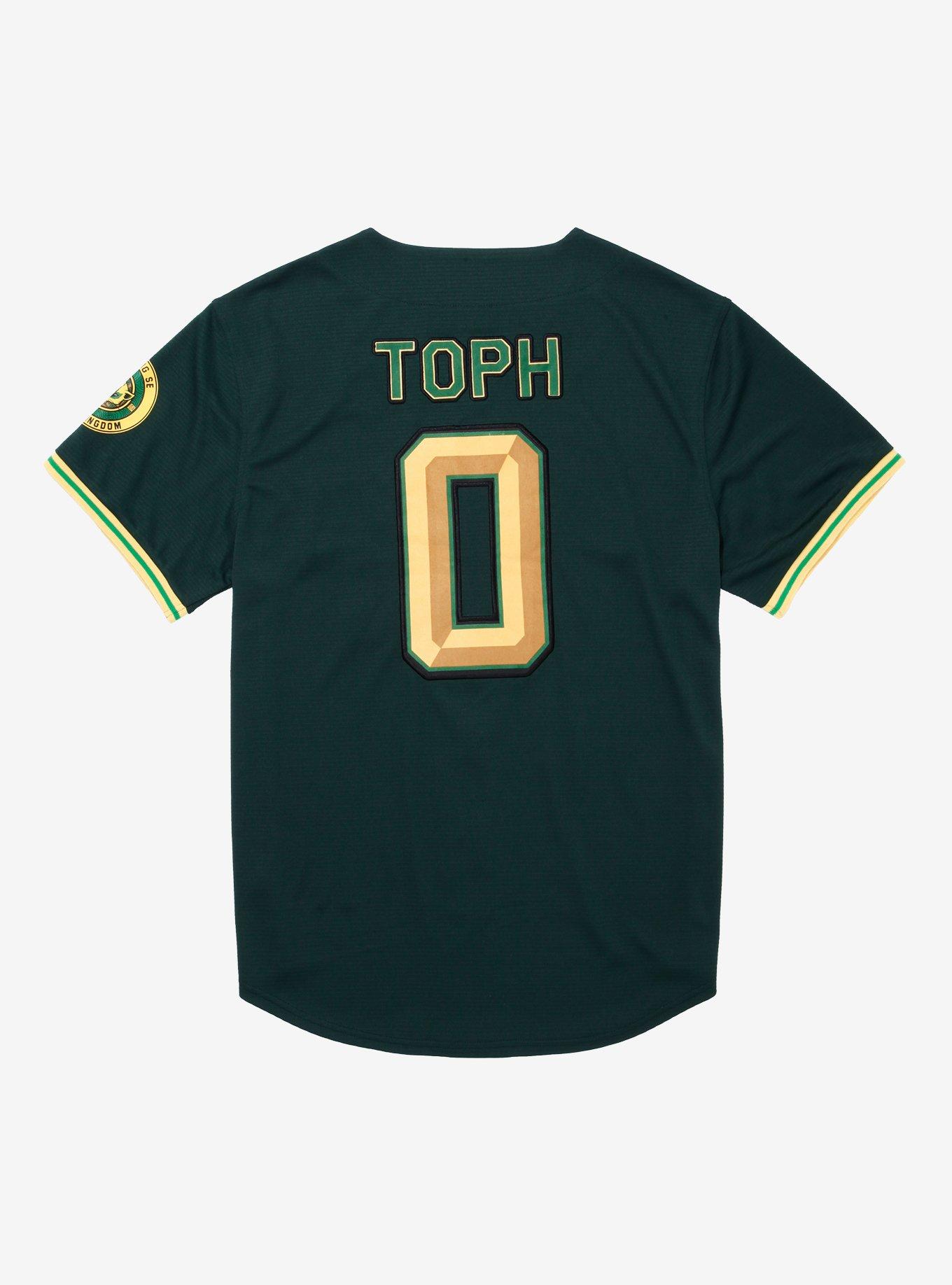 Avatar: The Last Airbender Earth Kingdom Baseball Jersey - BoxLunch Exclusive, GREEN, alternate