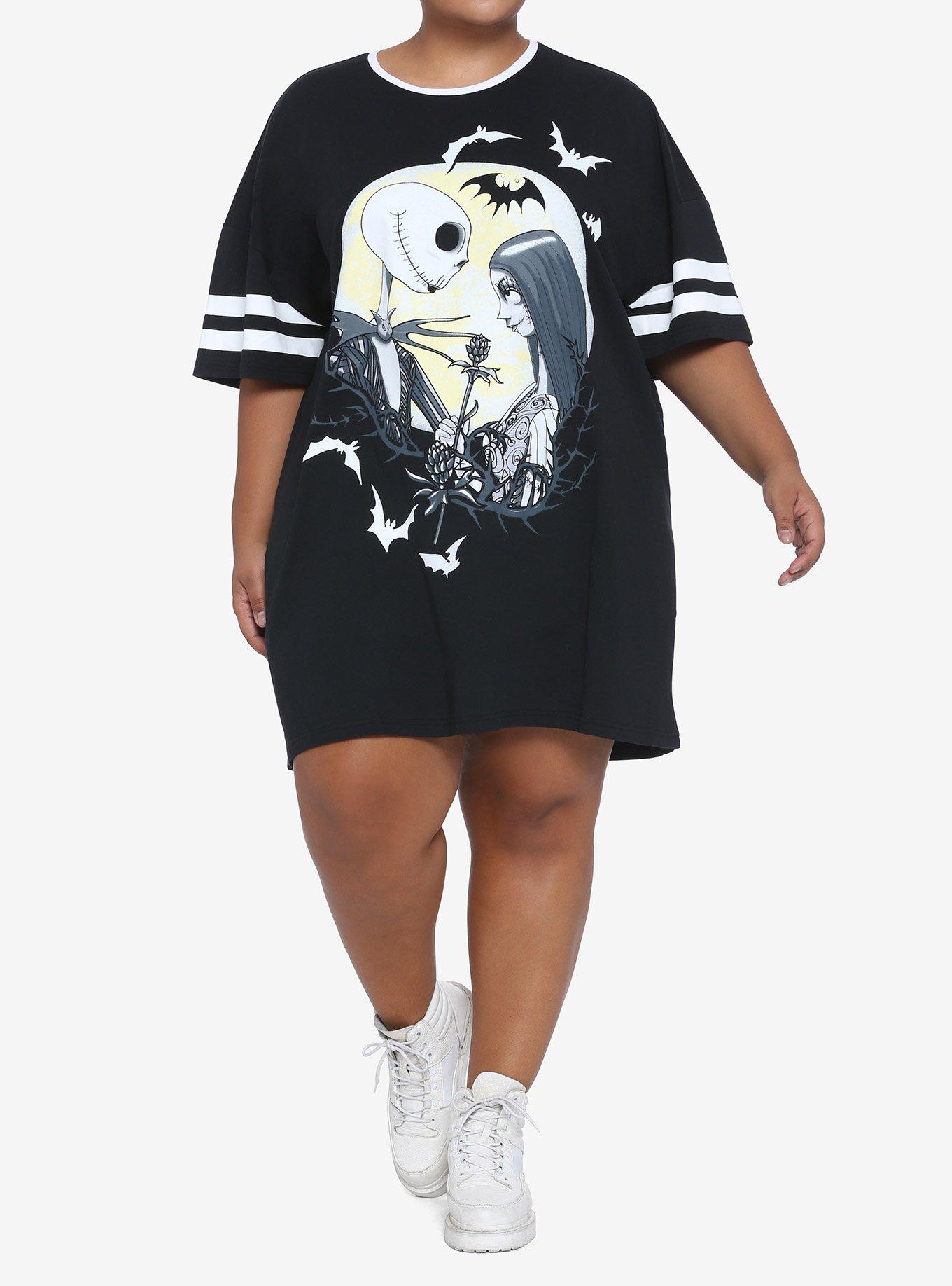 The Nightmare Before Christmas Jack & Sally Dorm Shirt Plus Size, , alternate