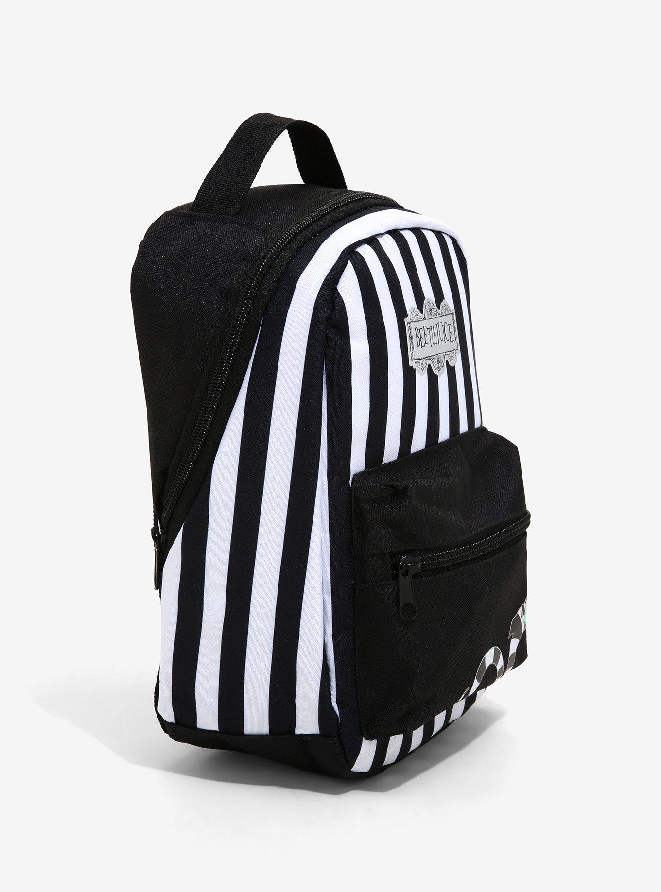 Beetlejuice Striped Lunch Bag, , alternate