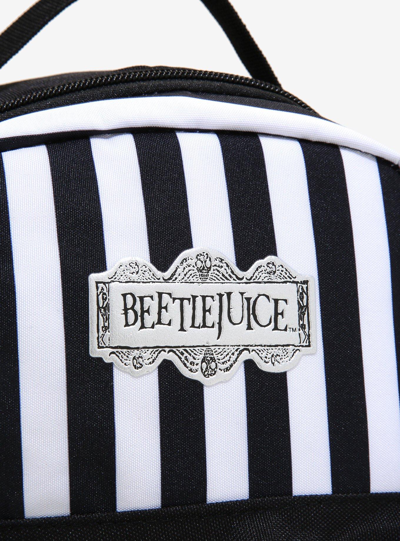 Beetlejuice Striped Lunch Bag, , alternate