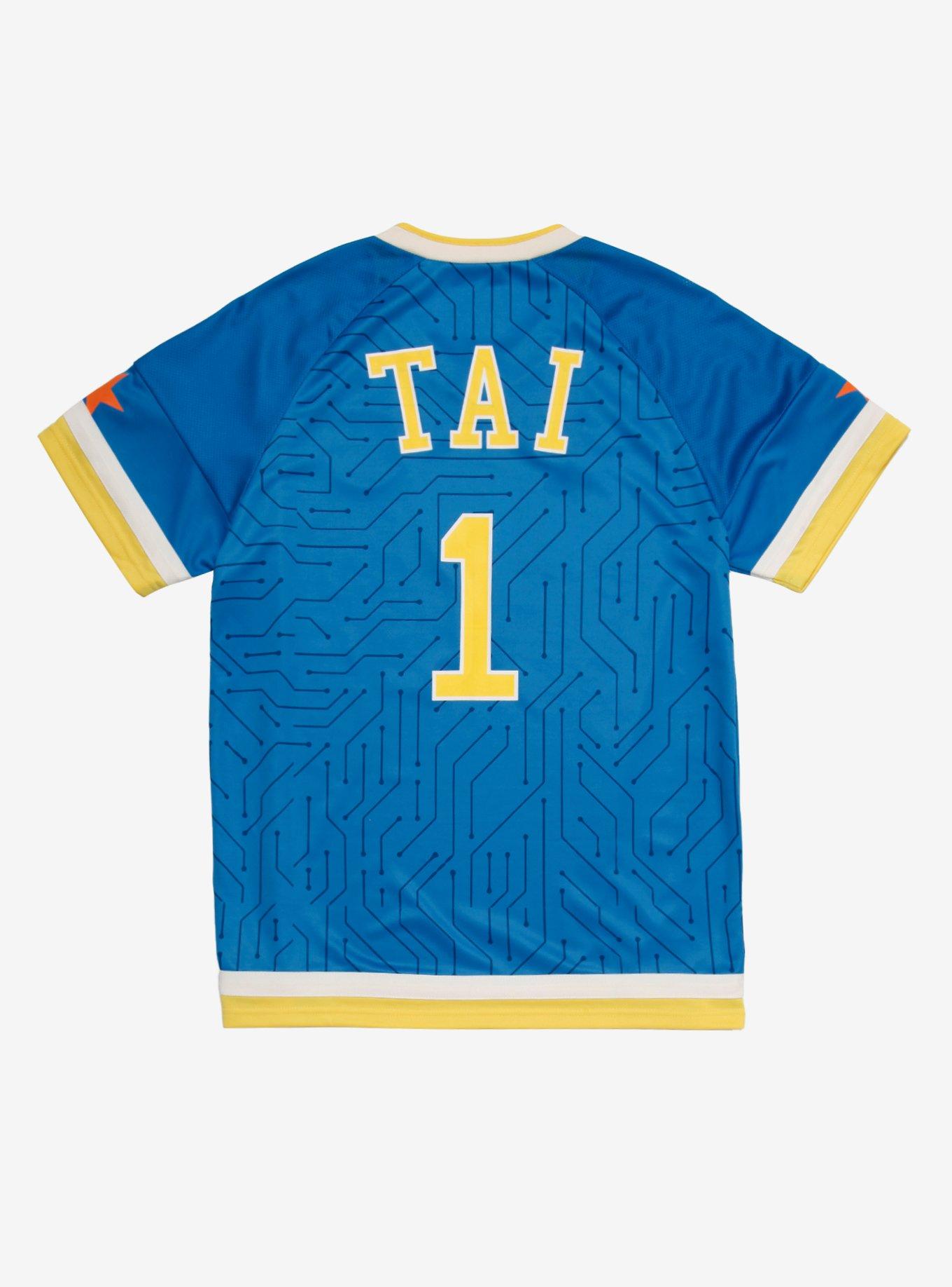 Digimon Tai Kamiya Soccer Jersey - BoxLunch Exclusive, BLUE, alternate