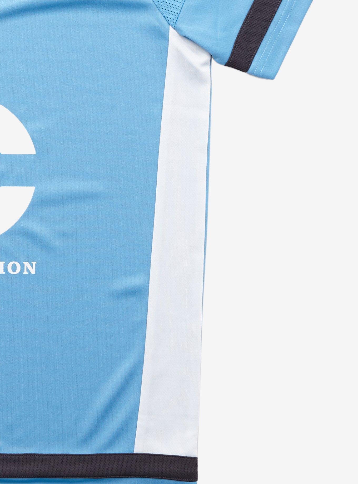 Yu-Gi-Oh! Kaiba Corporation Soccer Jersey - BoxLunch Exclusive, LIGHT BLUE, alternate