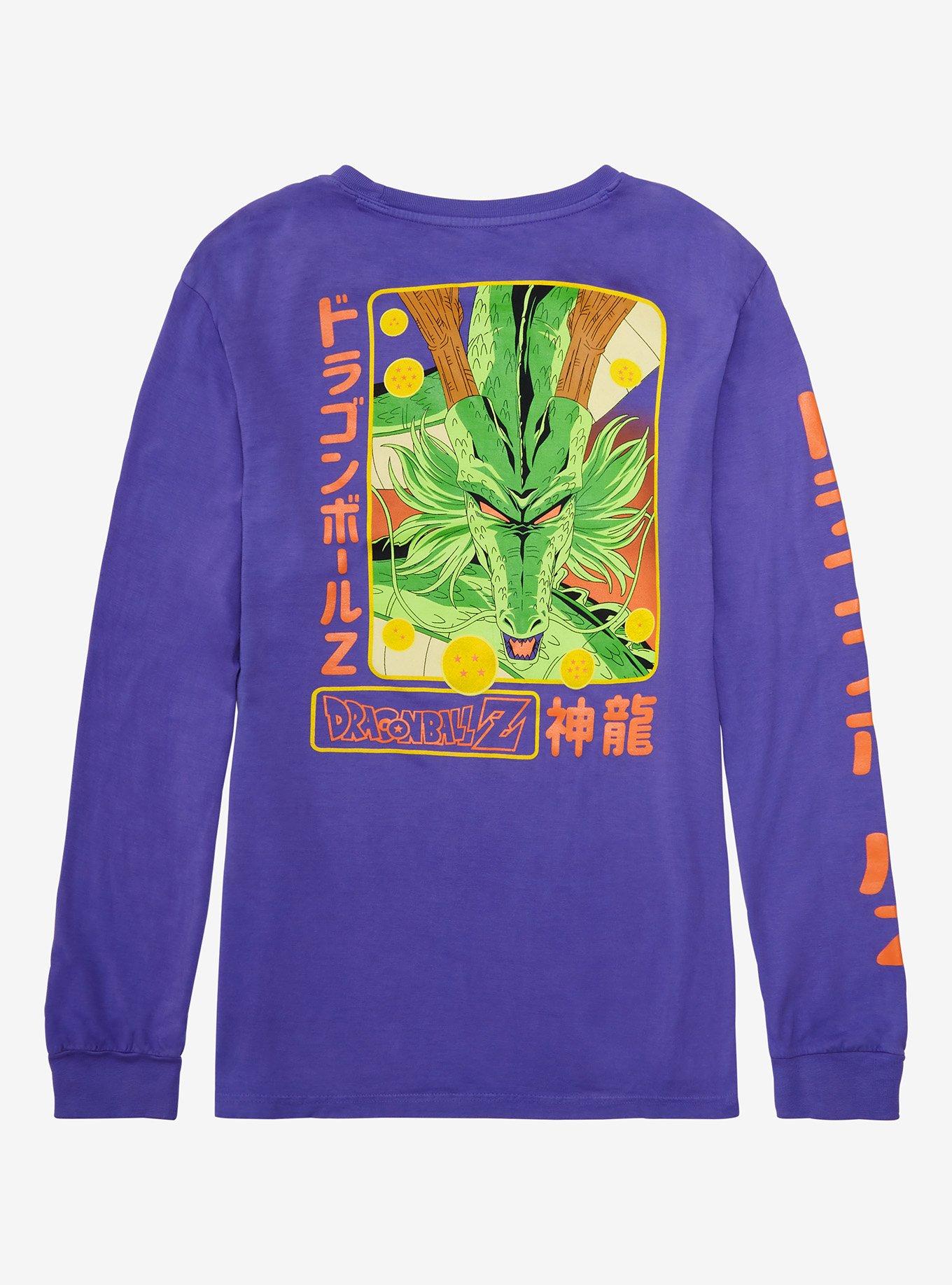 Dragon Ball Z Shenron Long Sleeve T-Shirt - BoxLunch Exclusive, LAVENDER, alternate