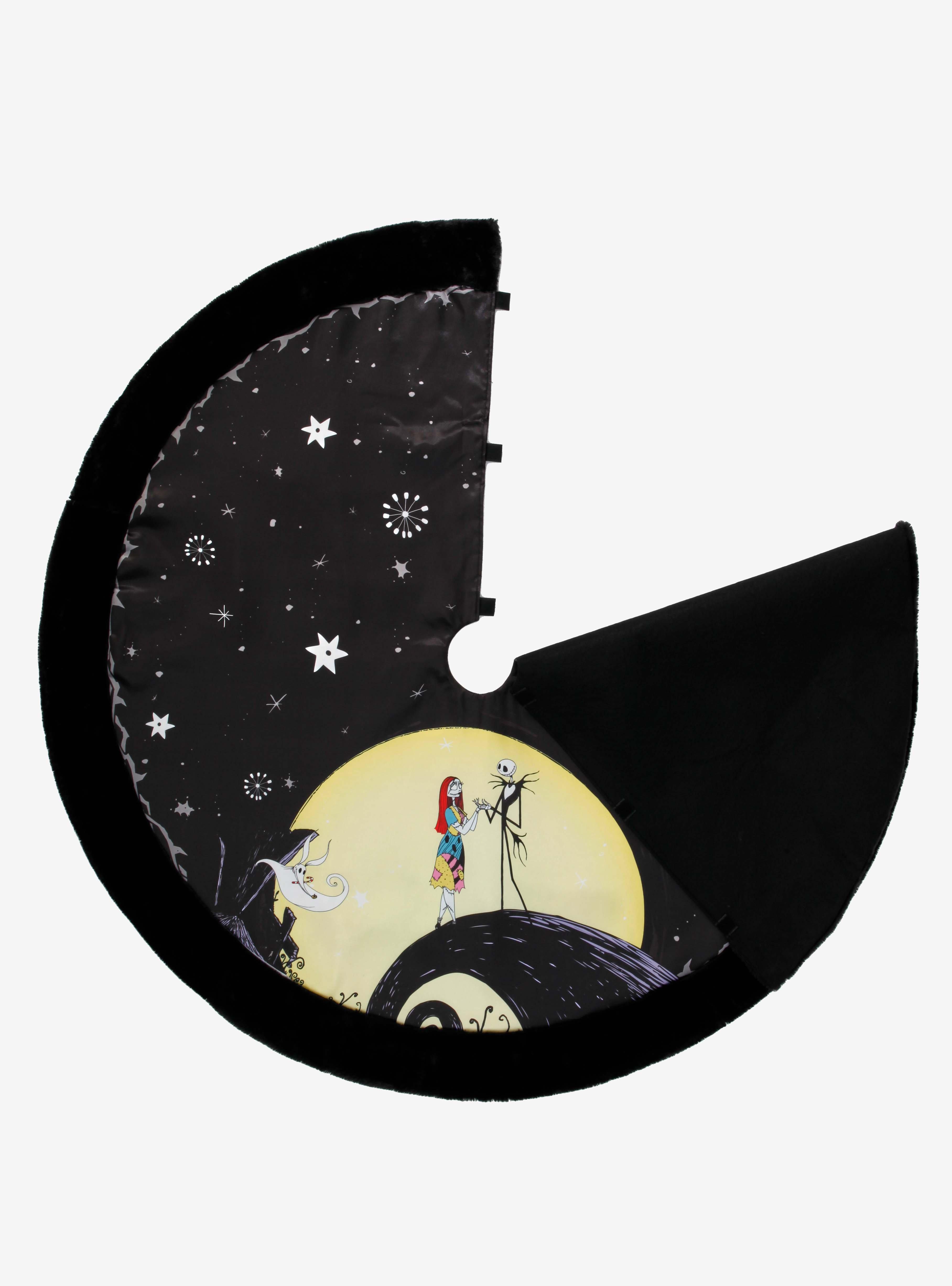 Disney The Nightmare Before Christmas Jack & Sally Tree Skirt, , alternate