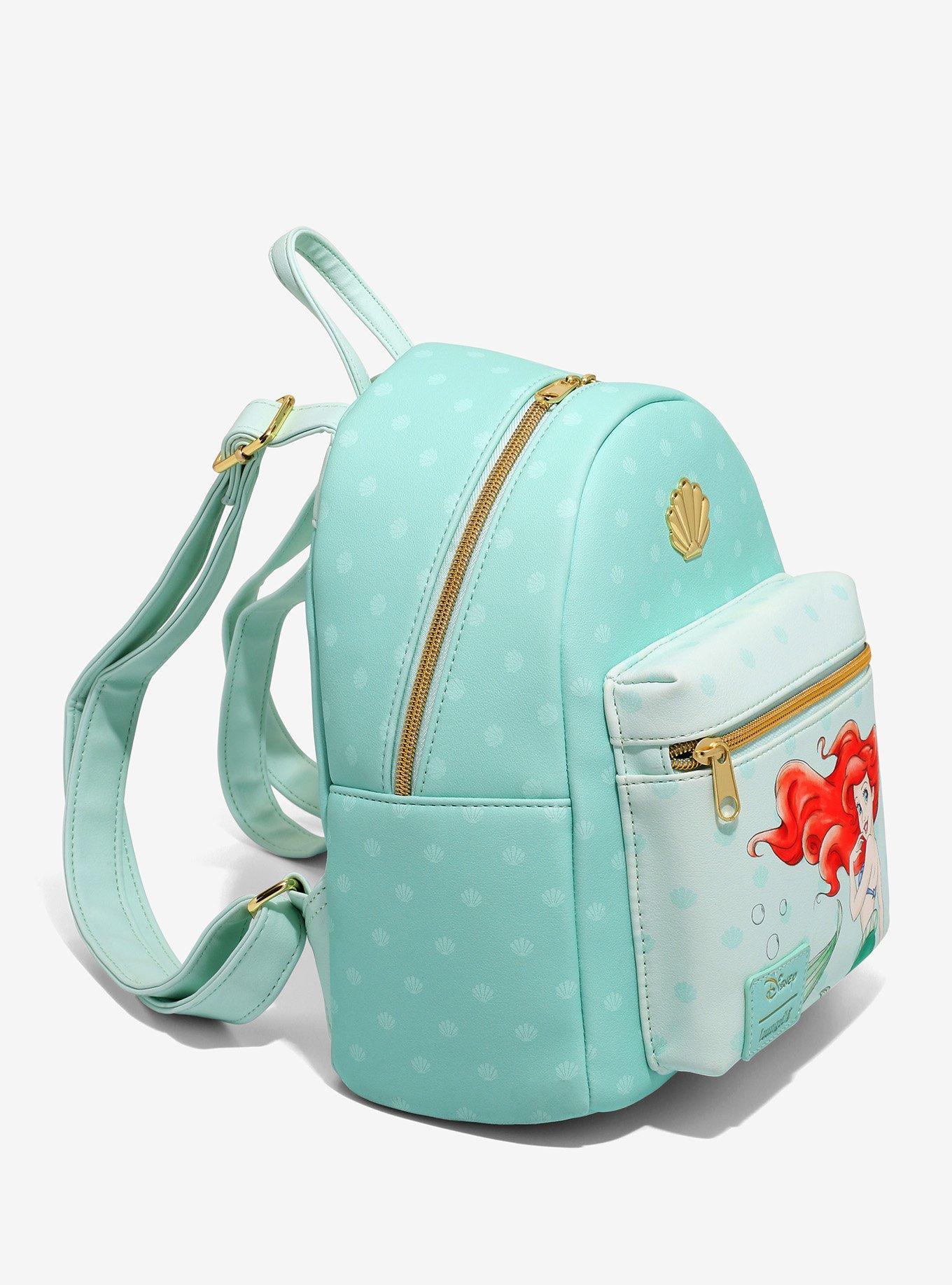 Loungefly Disney The Little Mermaid Ariel & Shells Mini Backpack, , alternate