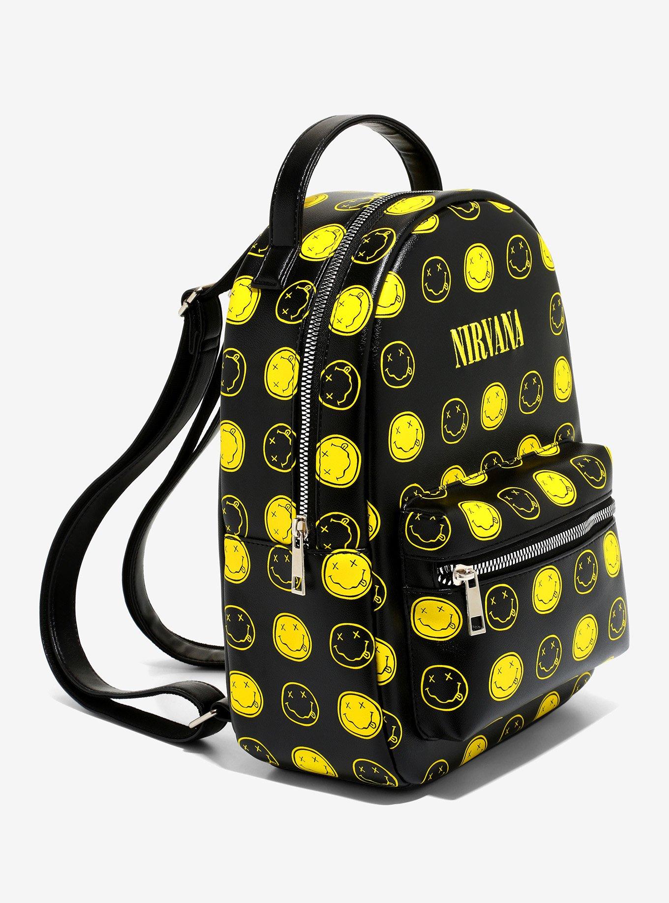 Nirvana Smile Logo Mini Backpack, , alternate