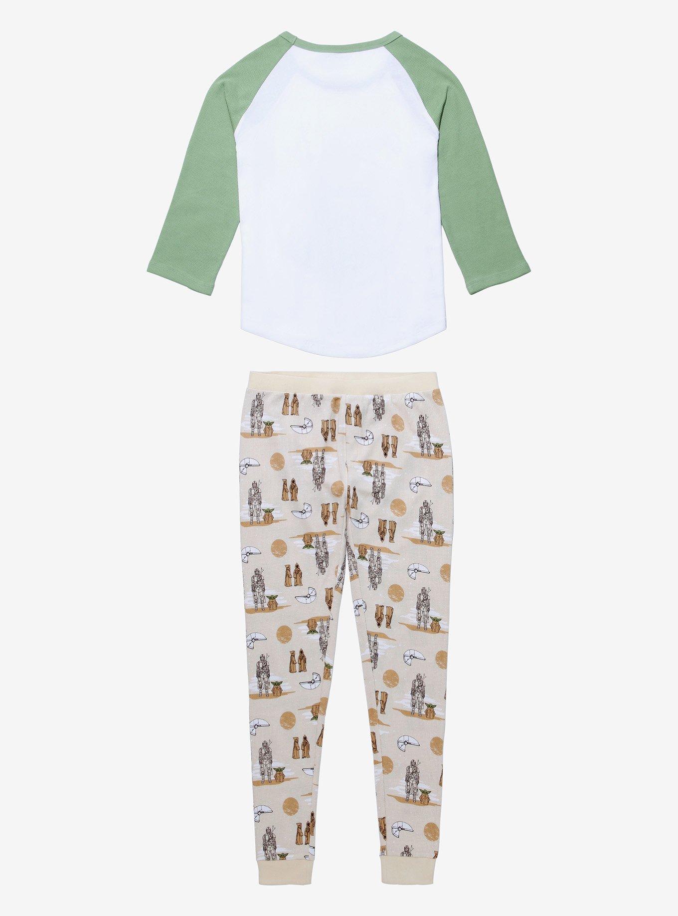 Her Universe Star Wars The Mandalorian Thermal Pajama Set, MULTI, alternate