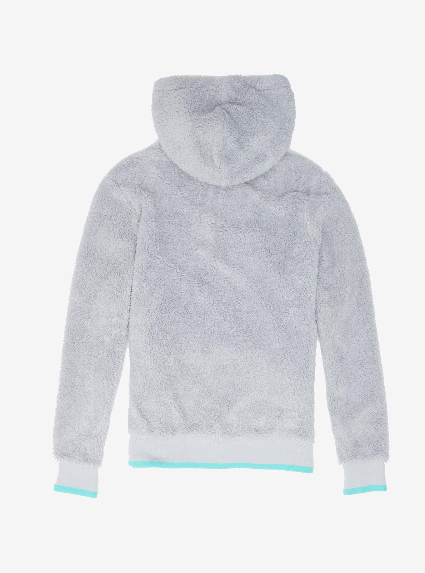 Our Universe Studio Ghibli My Neighbor Totoro Soot Sprites Sherpa Hoodie, GREY, alternate