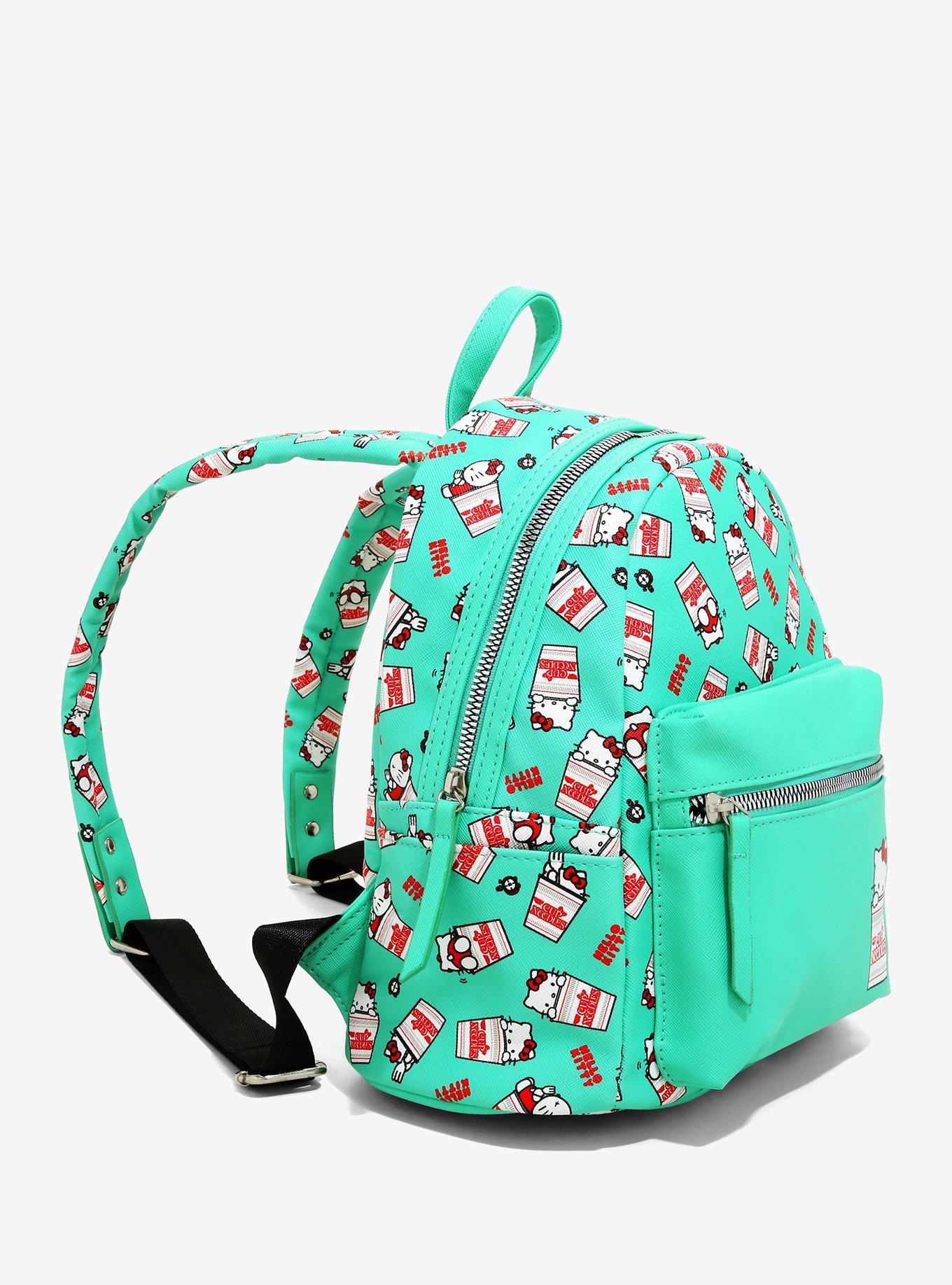 Nissin Cup Noodles X Hello Kitty Mini Allover Print Backpack, , alternate