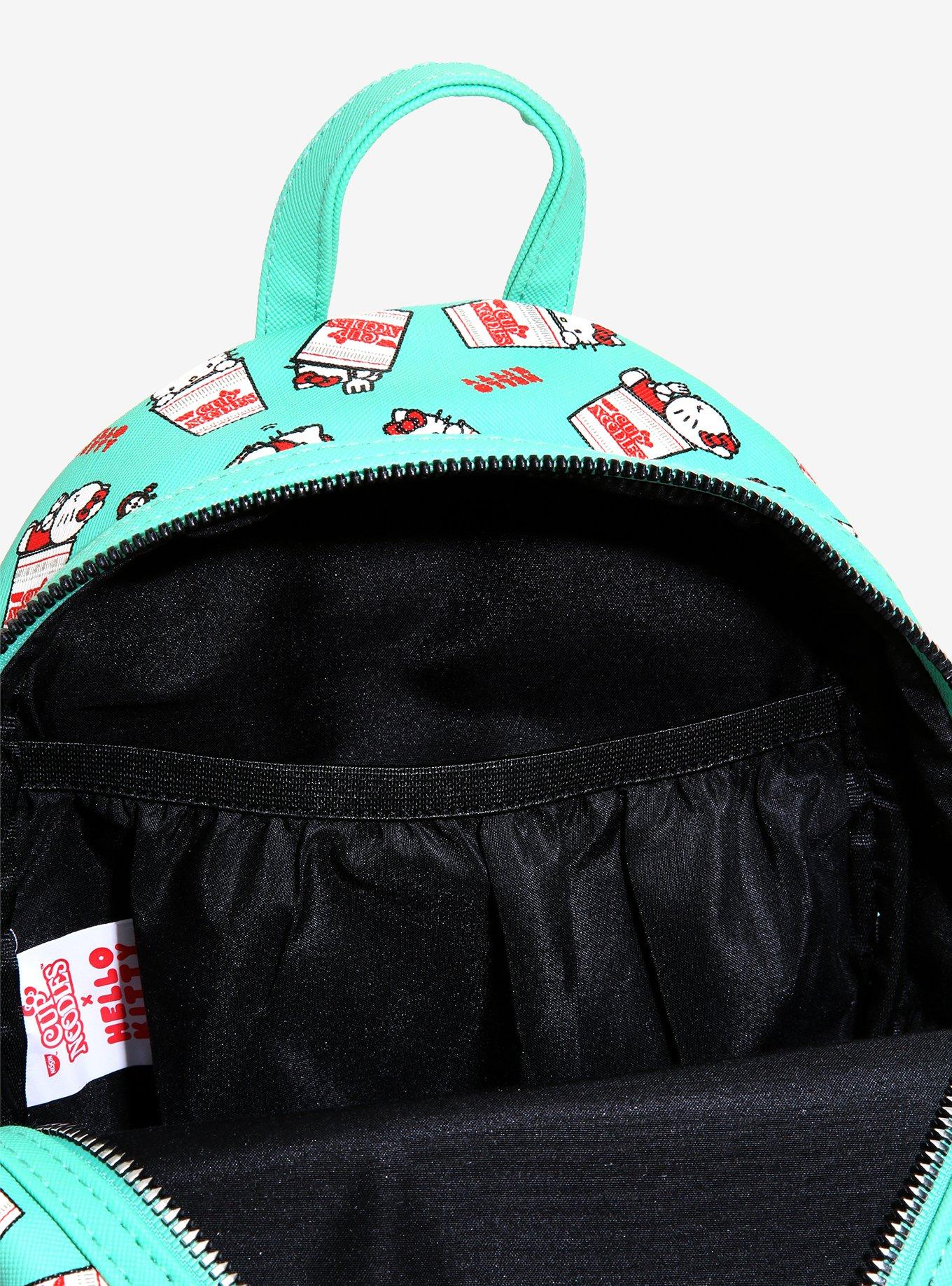 Nissin Cup Noodles X Hello Kitty Mini Allover Print Backpack, , alternate