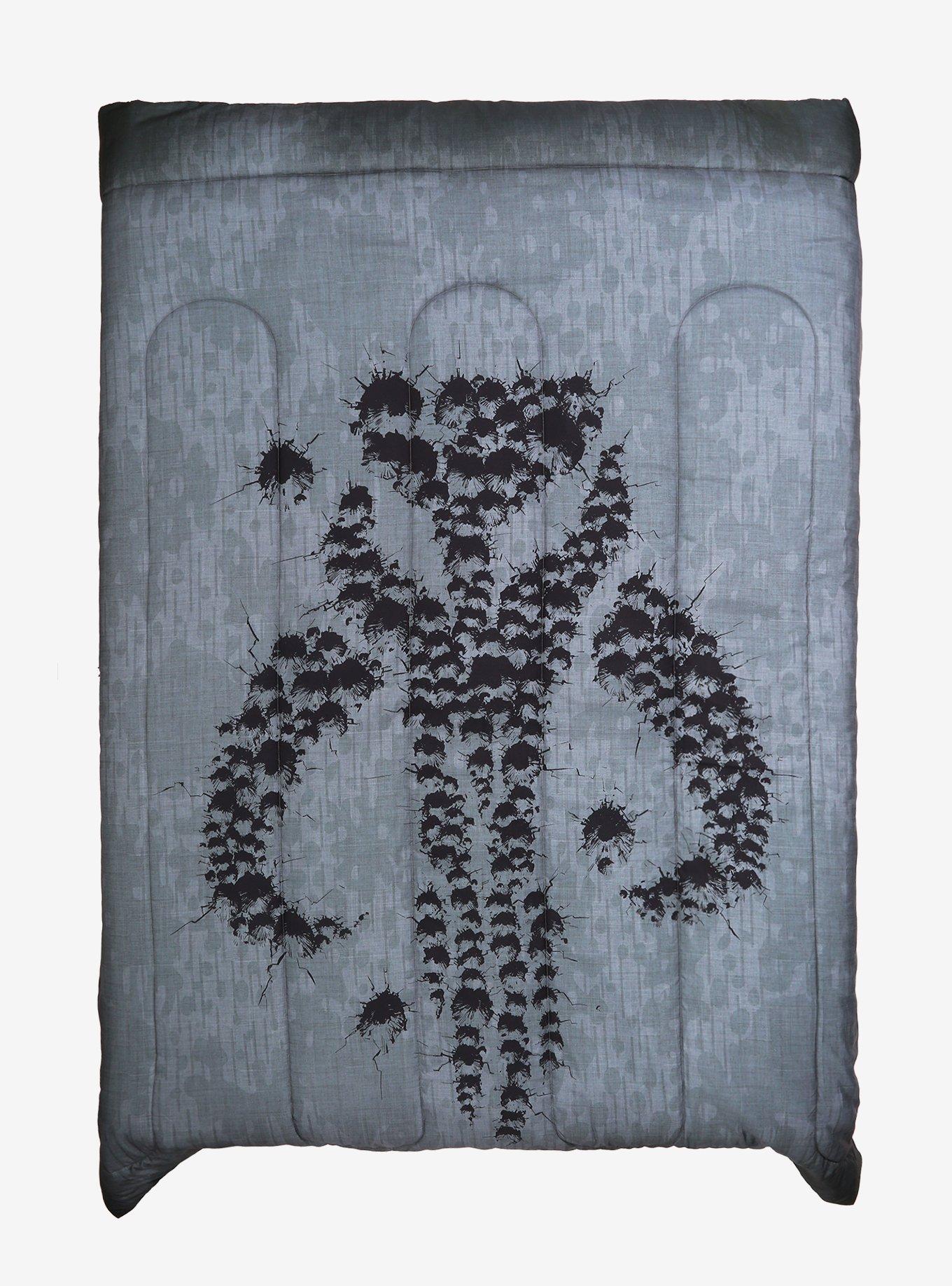 Star Wars The Mandalorian Mythosaur Skull Full/Queen Comforter, , alternate
