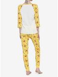 Disney Winnie The Pooh Girls Thermal Pajama Set, MULTI, alternate