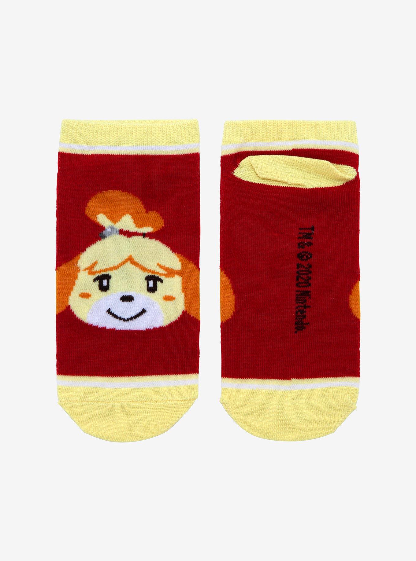 Animal Crossing Isabelle No-Show Socks, , alternate