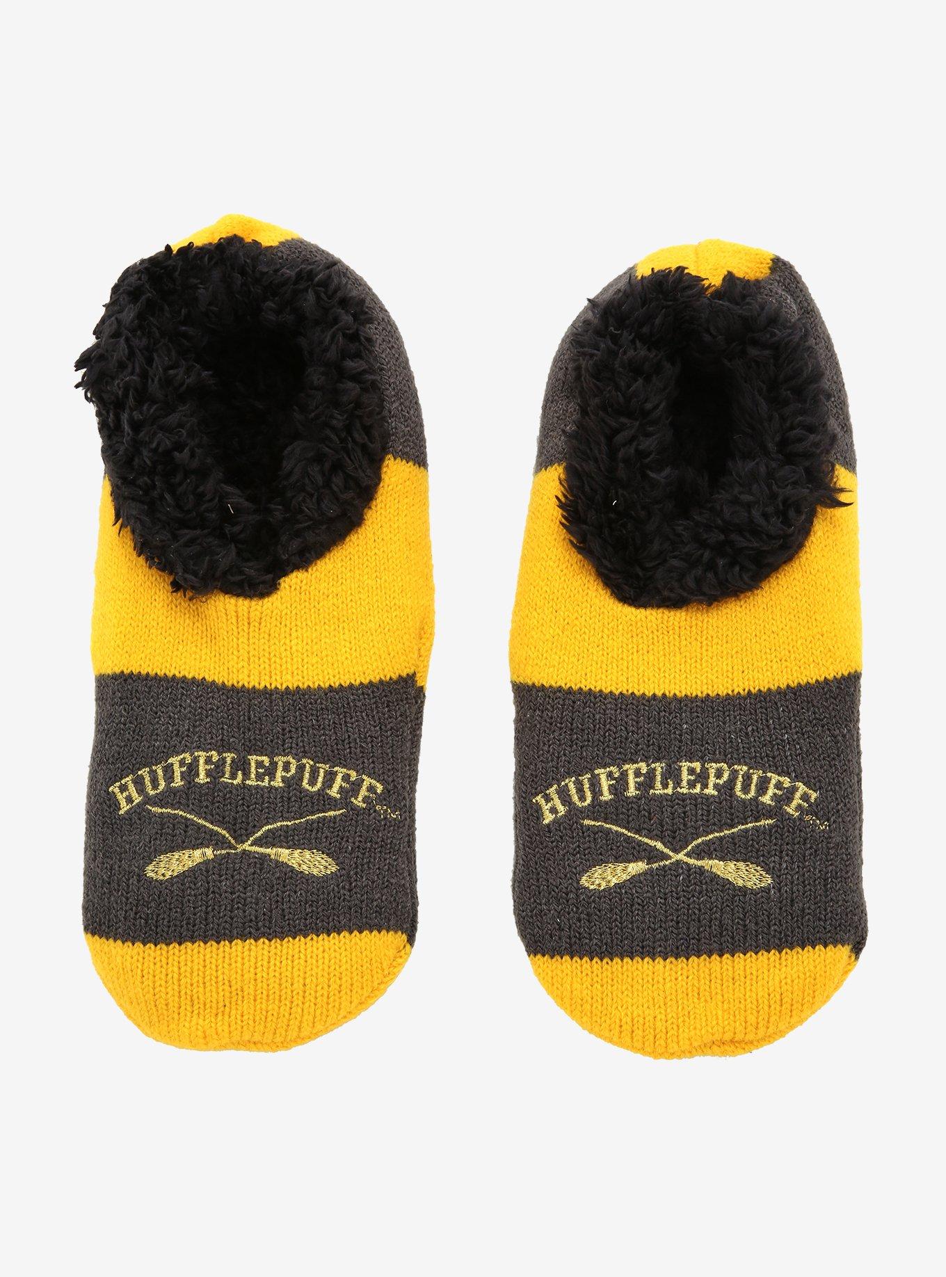 Harry Potter Hufflepuff Stripe Cozy Slippers, , alternate