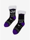 The Nightmare Before Christmas Jack Fair Isle Cozy Slipper Socks, , alternate
